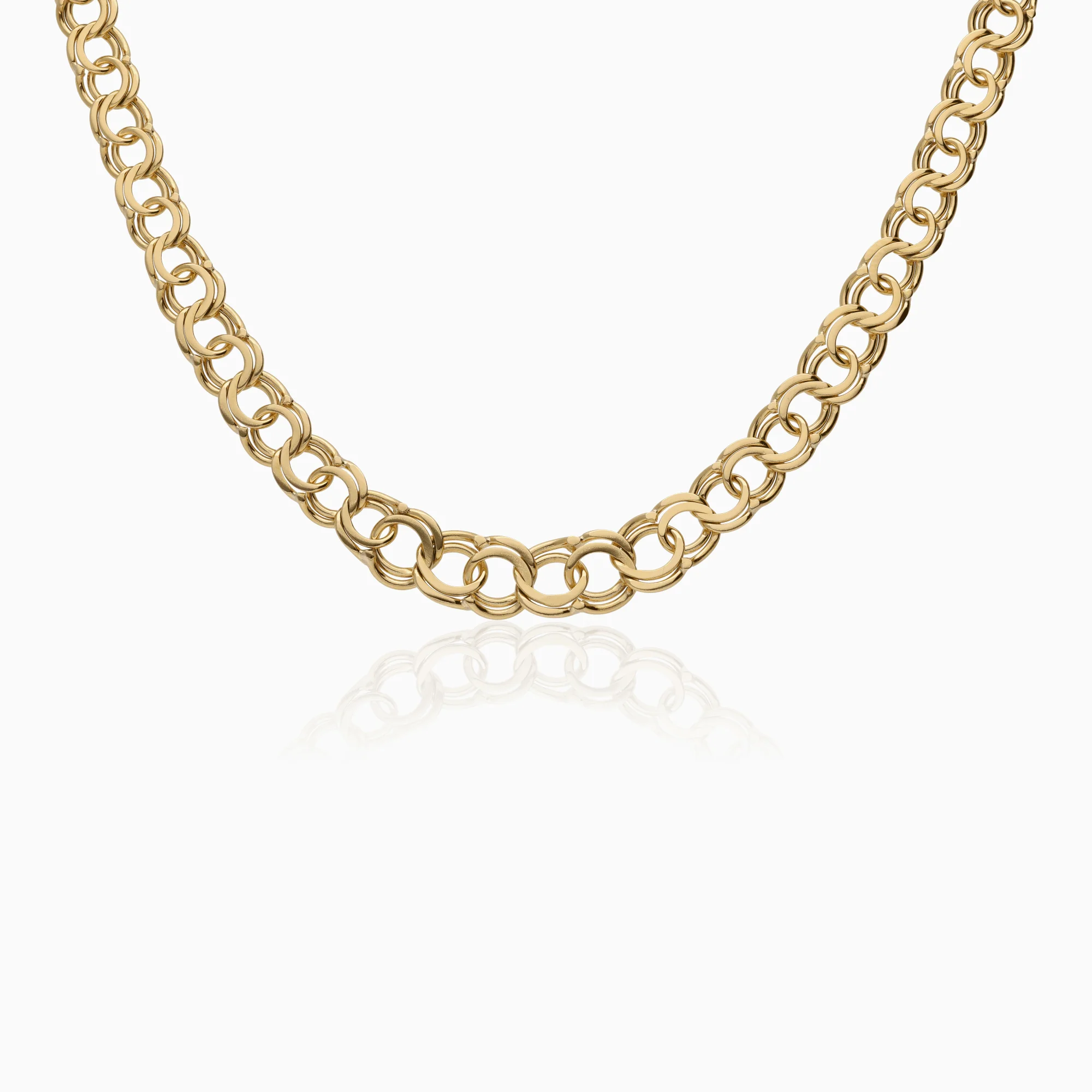 Bismarck neck chain 24.13g 18K gold