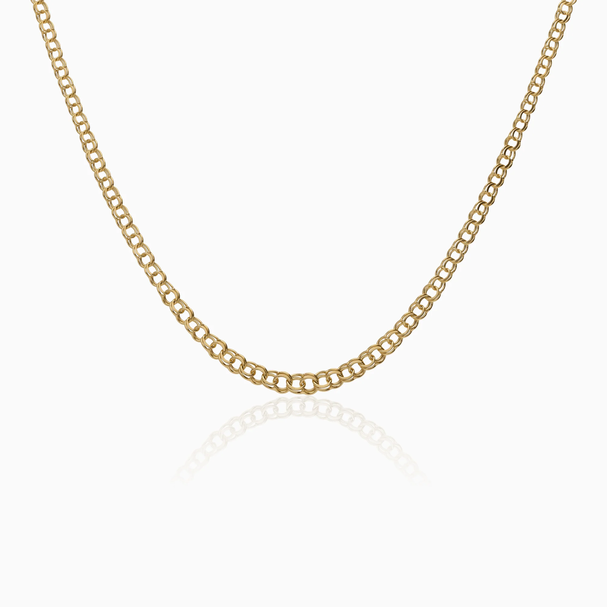 Bismarck chain necklace 5.10g 18K gold