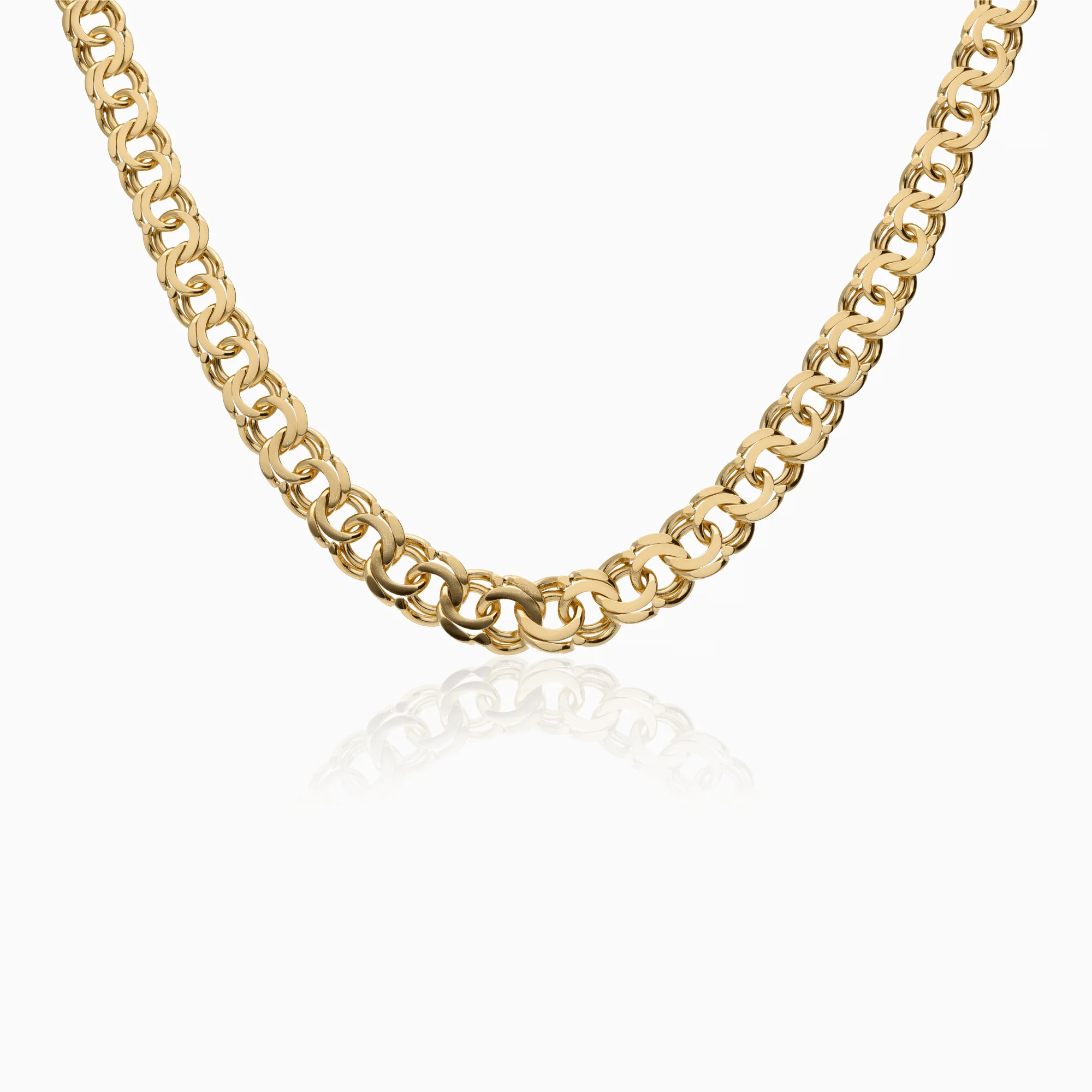 Bismarck chain 34.53g 18K gold