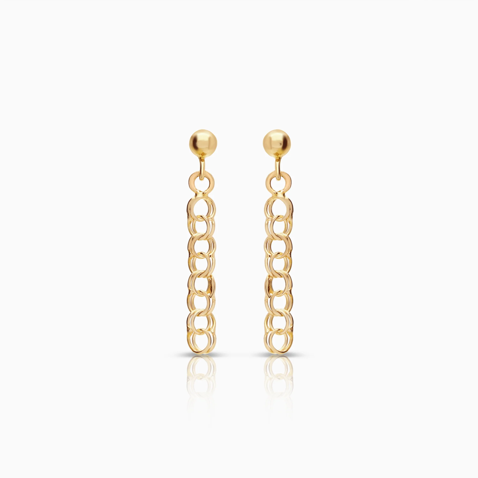 Bismarck earrings 0.92g 18K gold