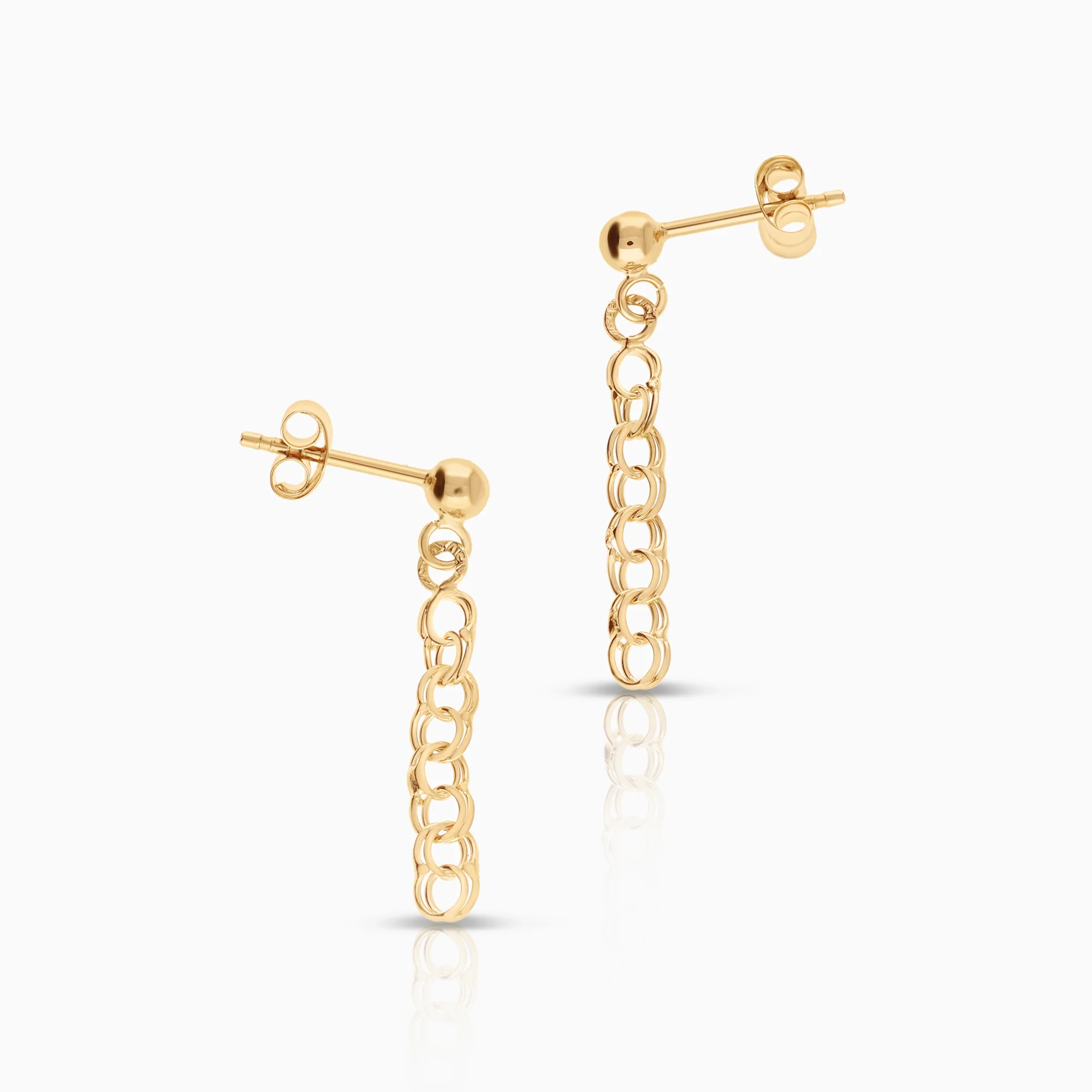 Bismarck earrings 0.92g 18K gold - Image 2