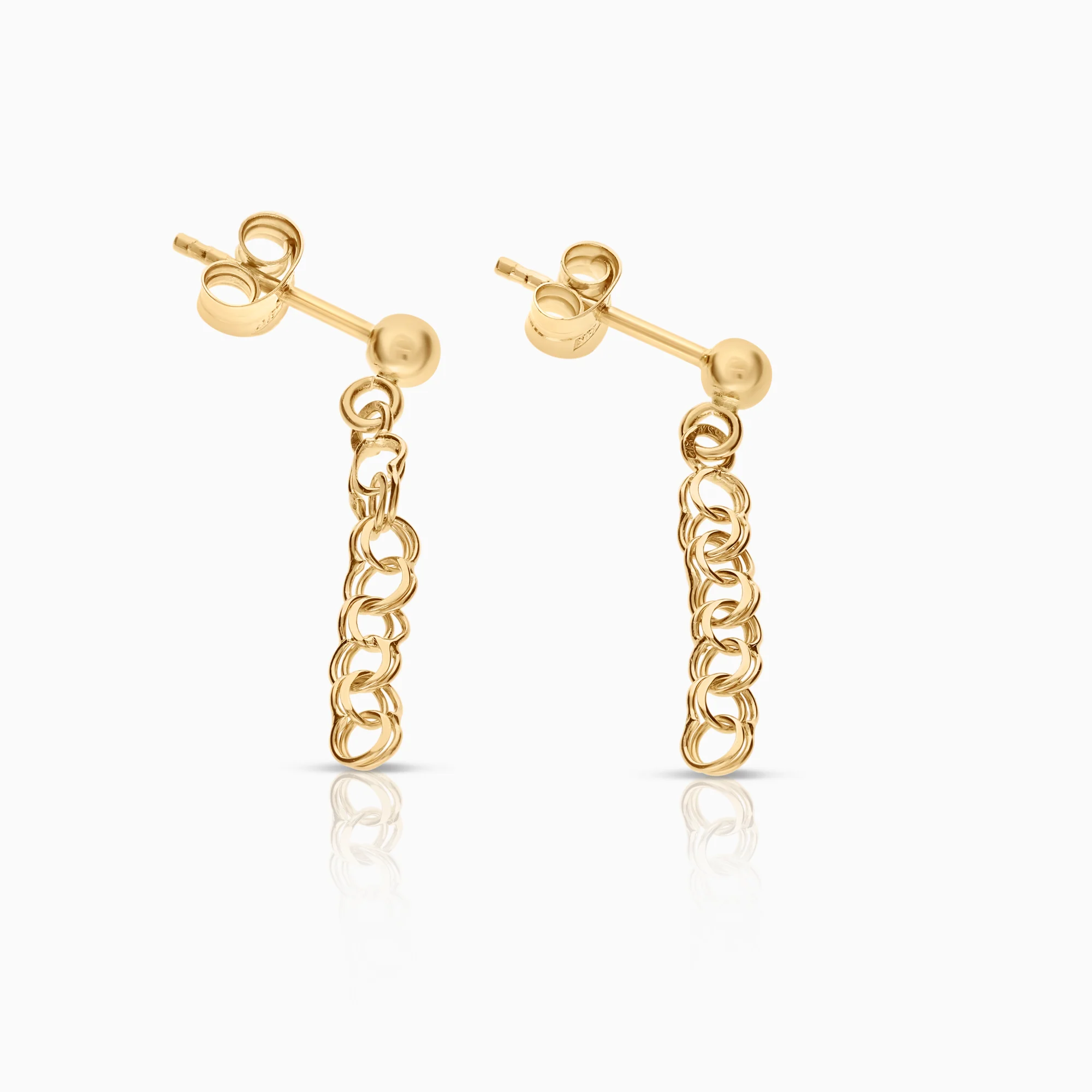 Bismarck earrings 0.96g 18K gold - Image 2
