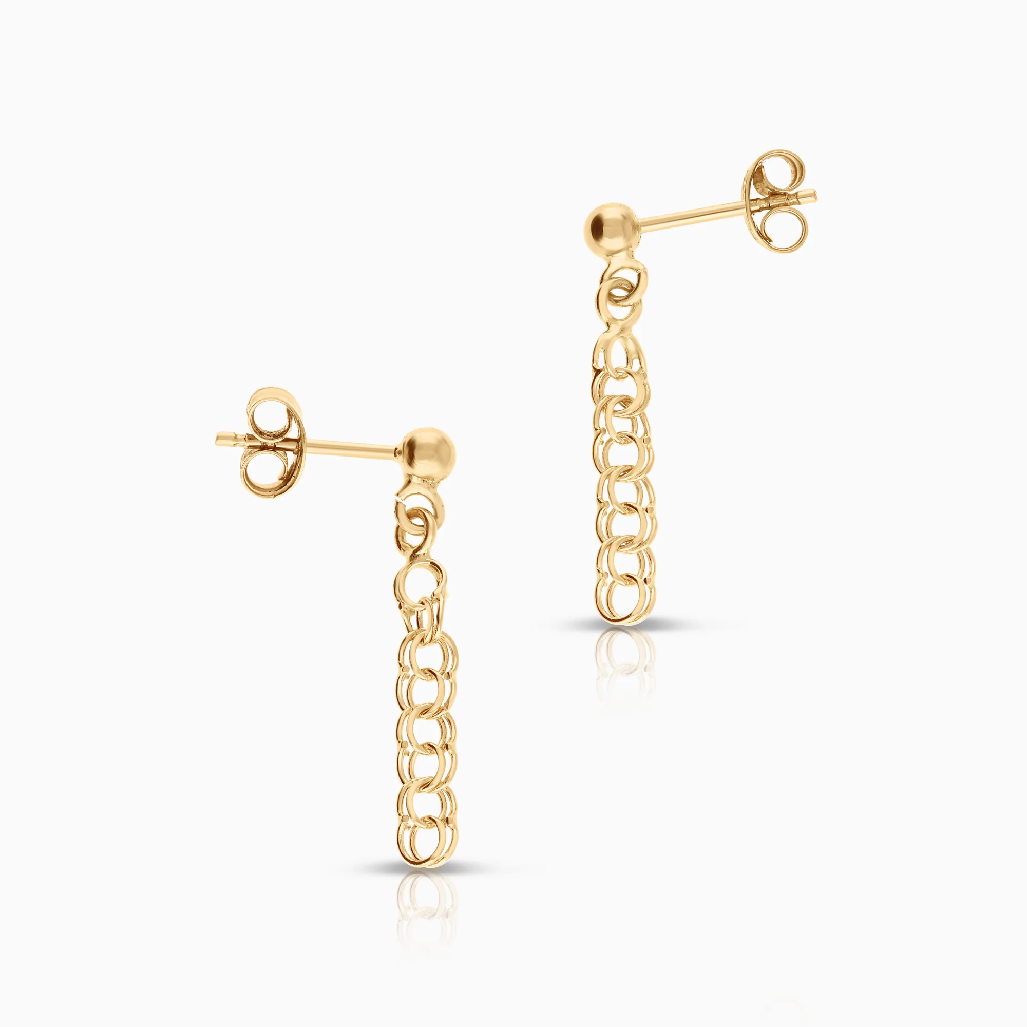 Bismarck Earrings 1.05g 18K Gold - Image 2