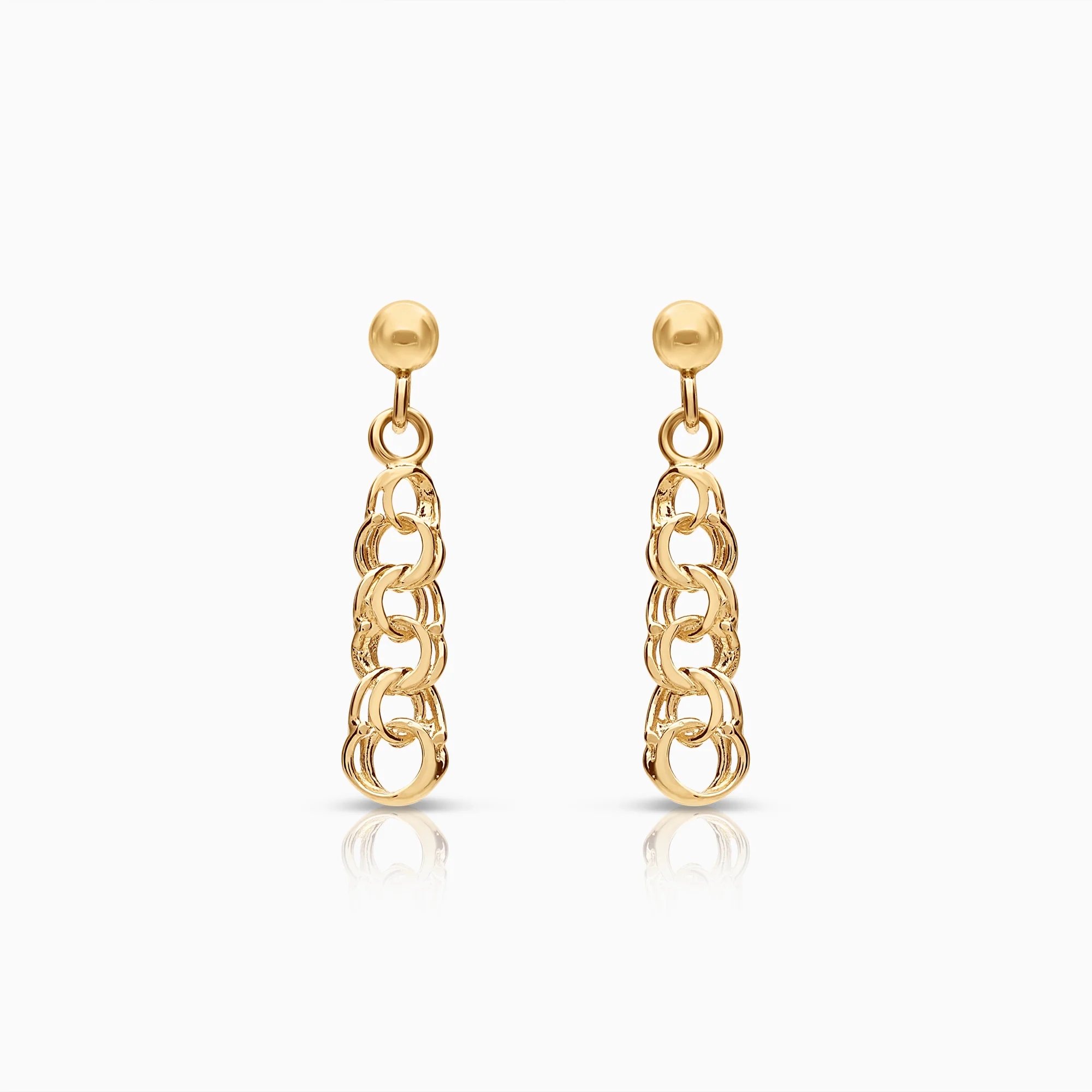 Bismarck earrings 1.15g 18K gold