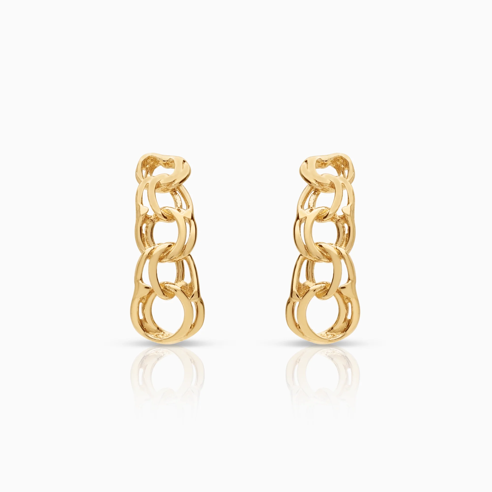 Bismarck earring 1.24g 18K gold