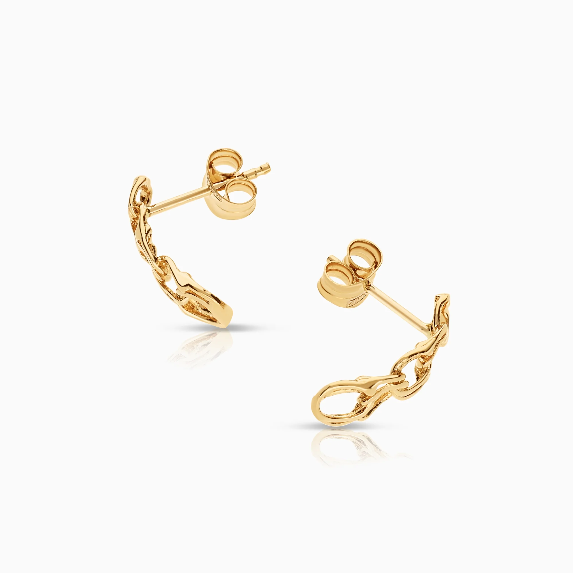 Bismarck earring 1.24g 18K gold - Image 2
