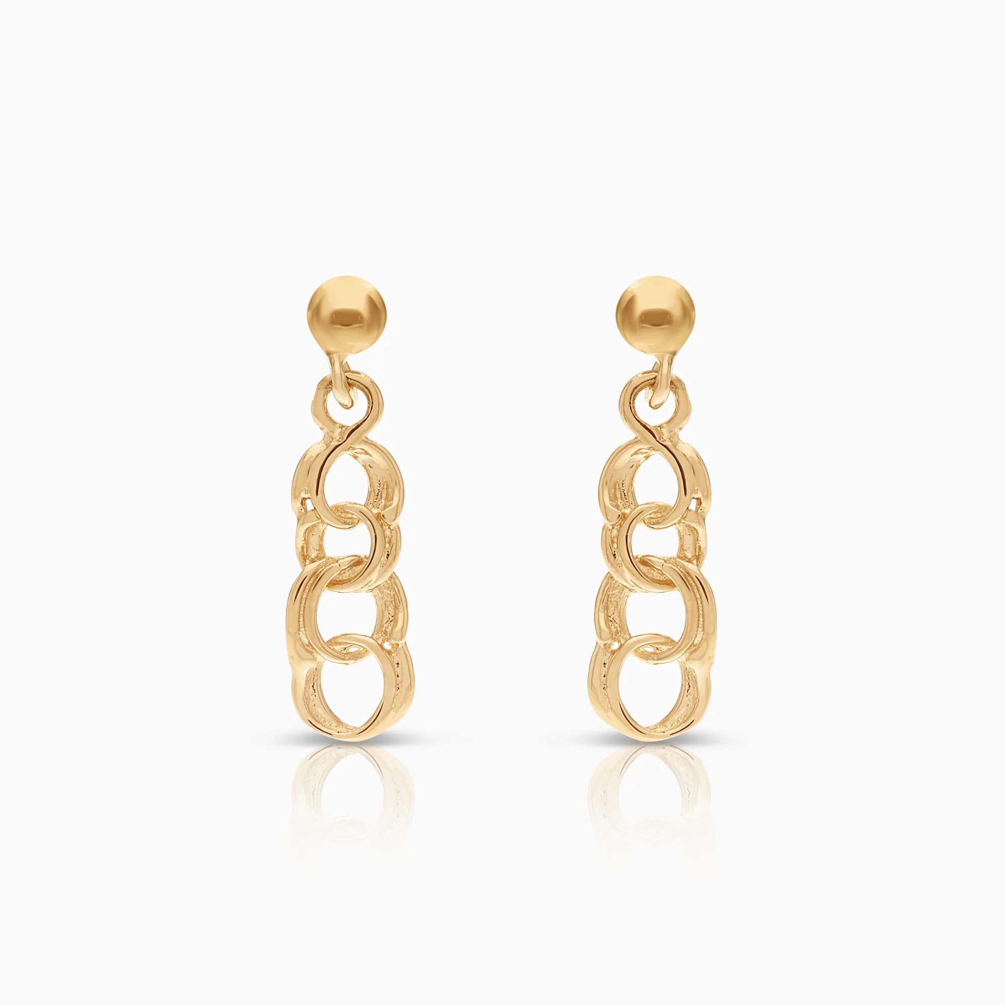 Bismarck earrings 1.25g 18K gold