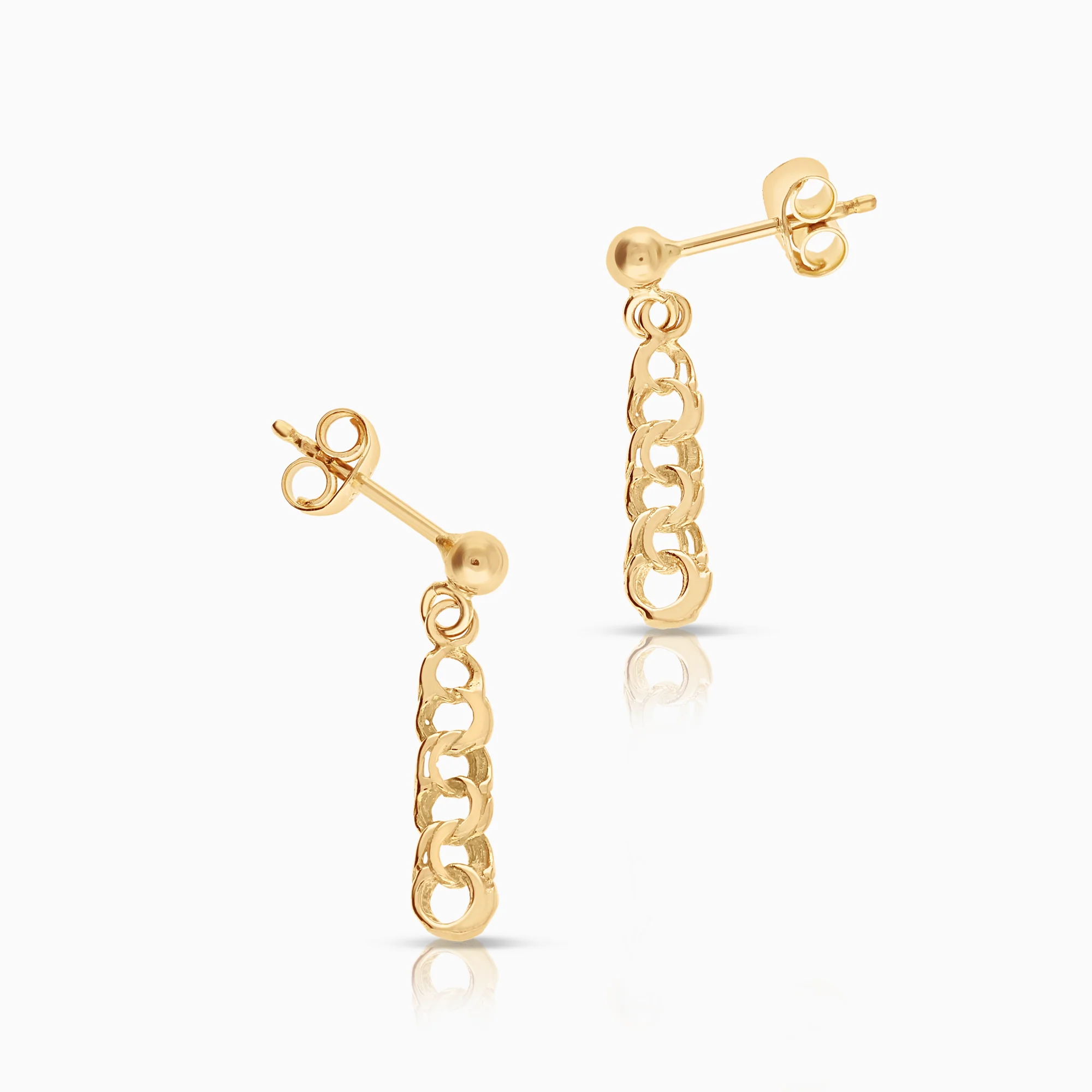 Bismarck earrings 1.29g 18K gold - Image 2