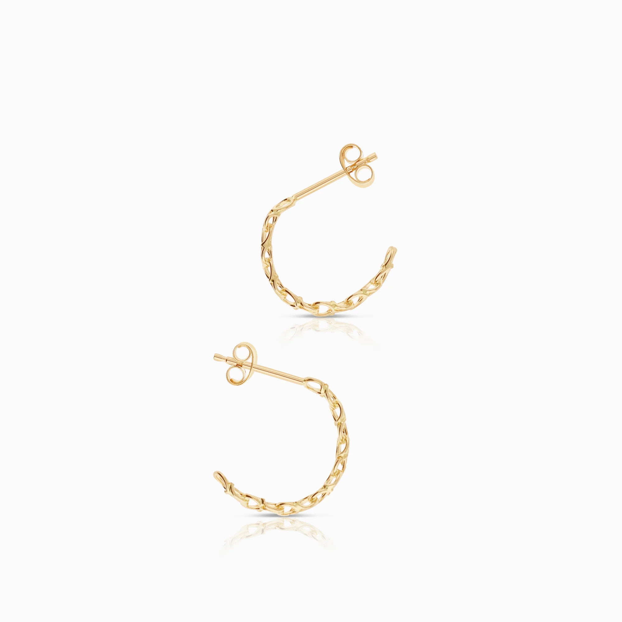 Bismarck earrings 1.31g 18K gold - Image 2