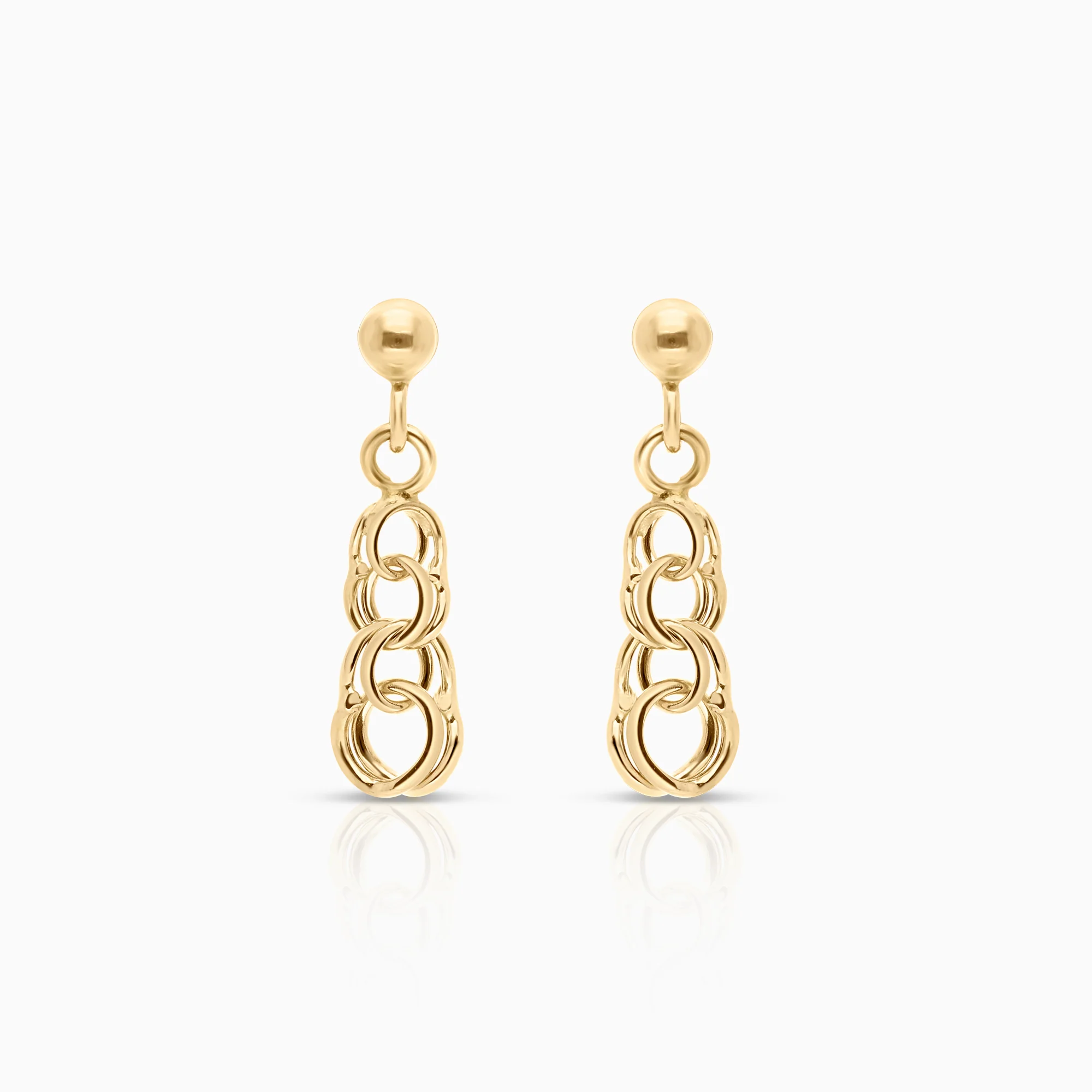 Bismarck earrings 1.45g 18K gold