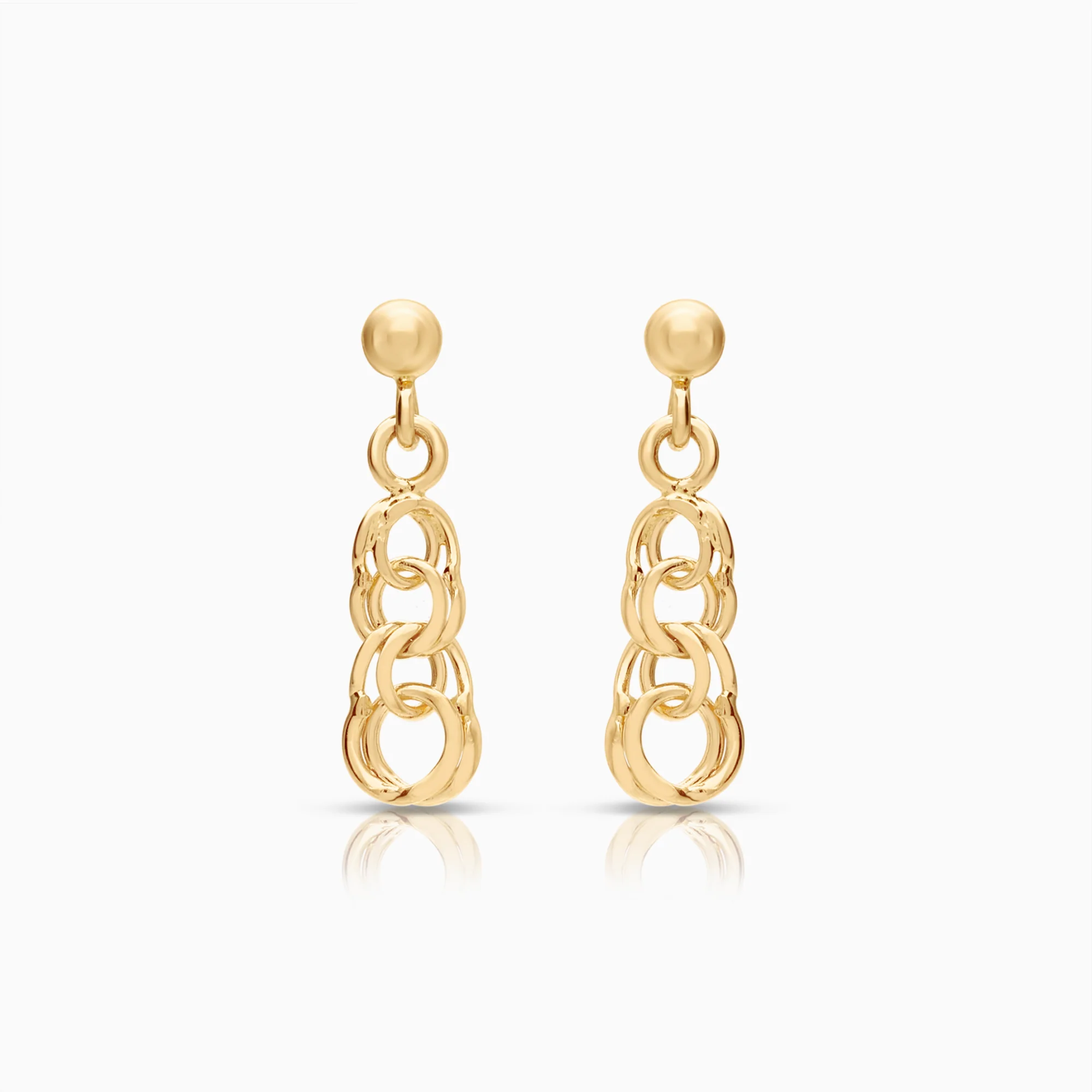Bismarck earrings 1.47g 18K gold