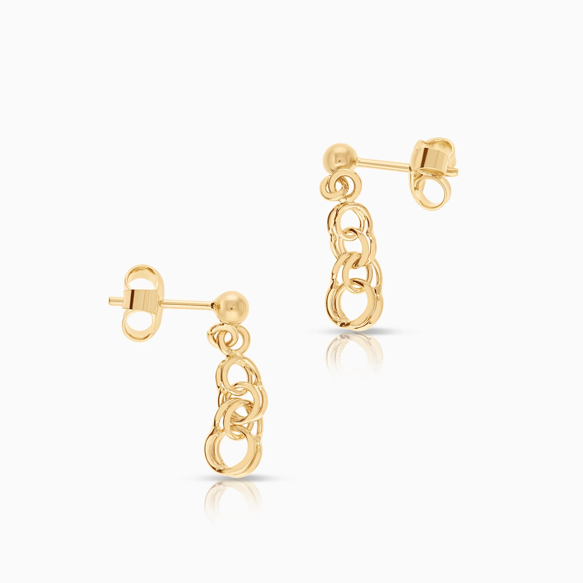Bismarck earrings 1.47g 18K gold - Image 2