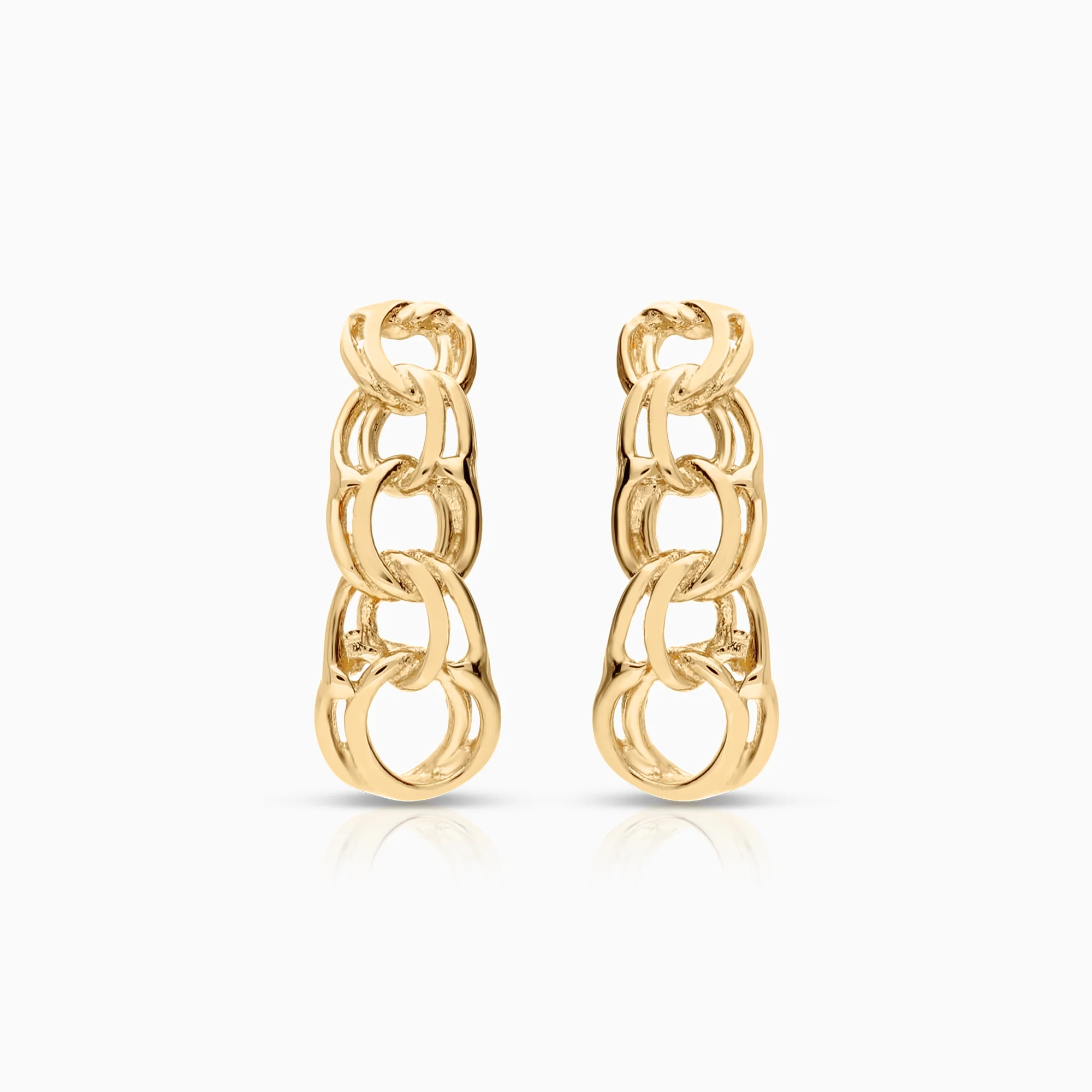 Bismarck earrings 1.53g 18K gold