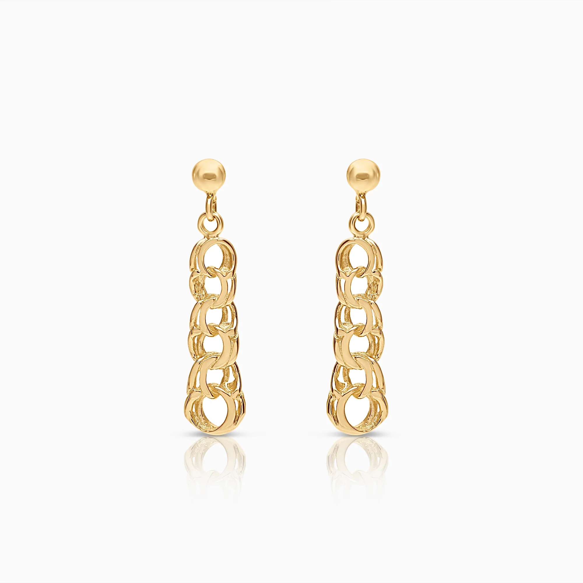 Bismarck earrings 1.83g 18K gold