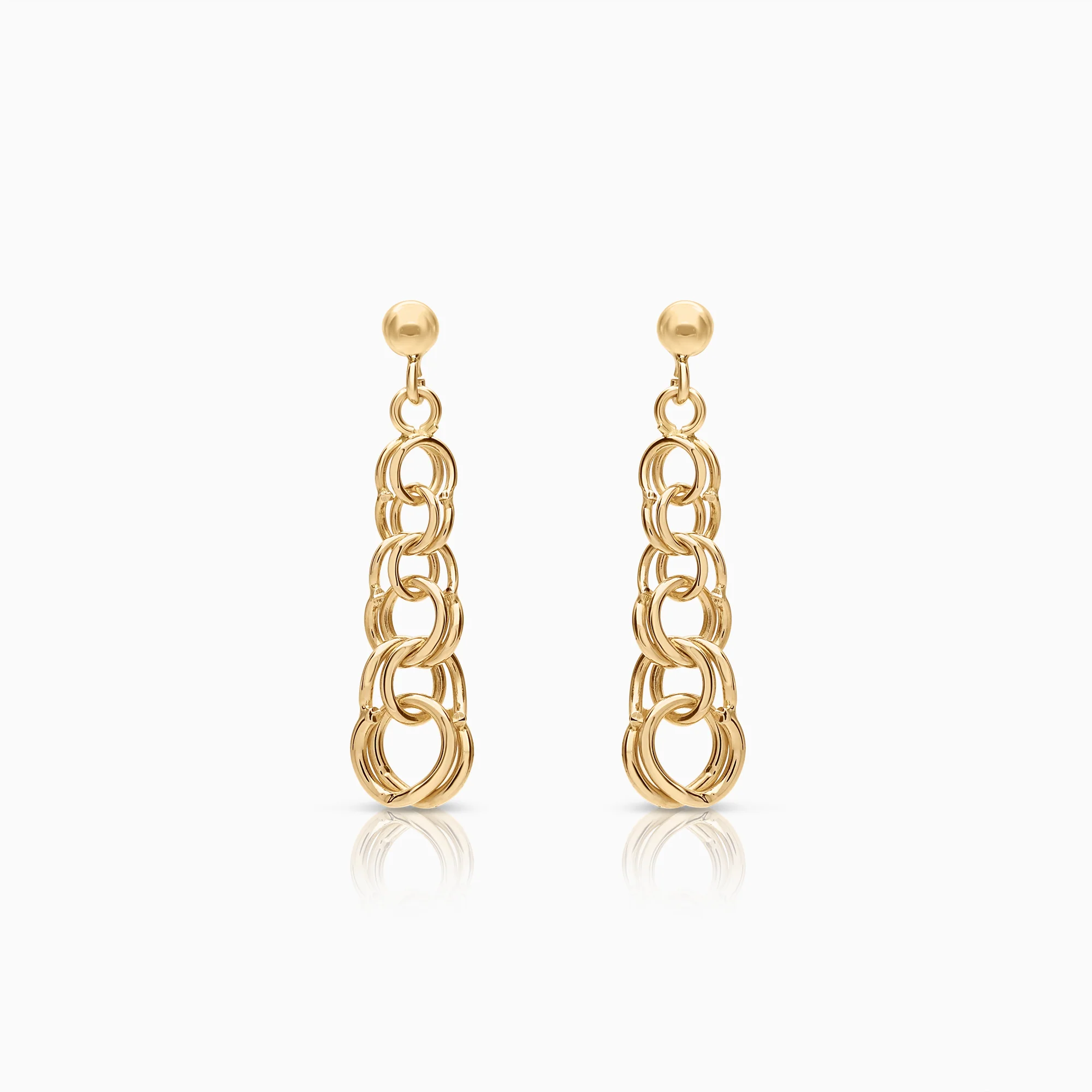 Bismarck earrings 2.20g 18K gold