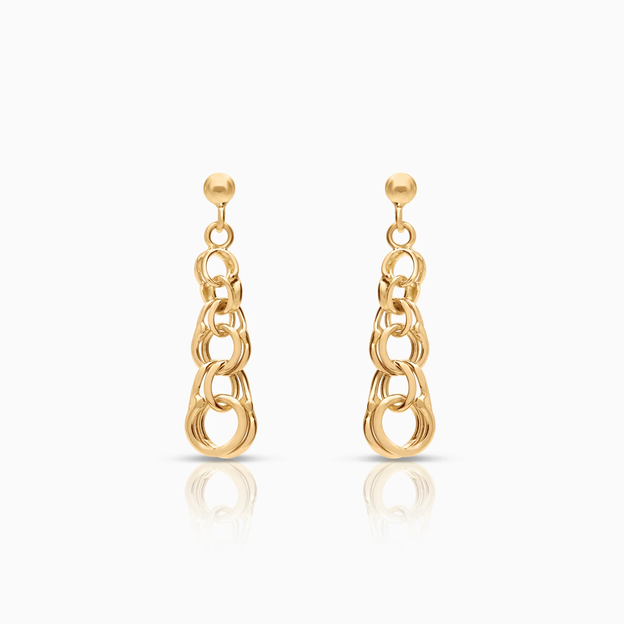 Bismarck earring 2.38g 18K gold