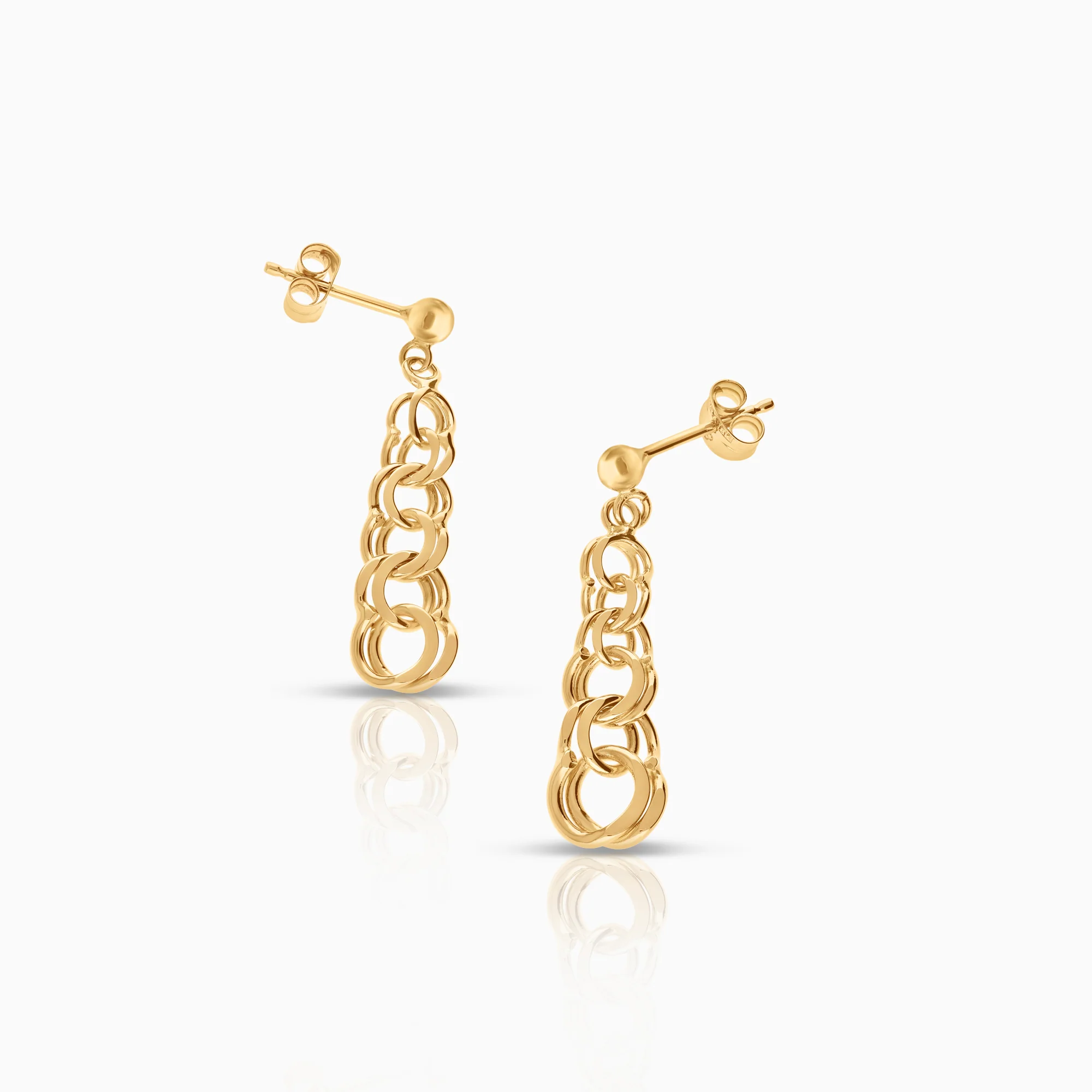 Bismarck earrings 2.51g 18K gold - Image 2