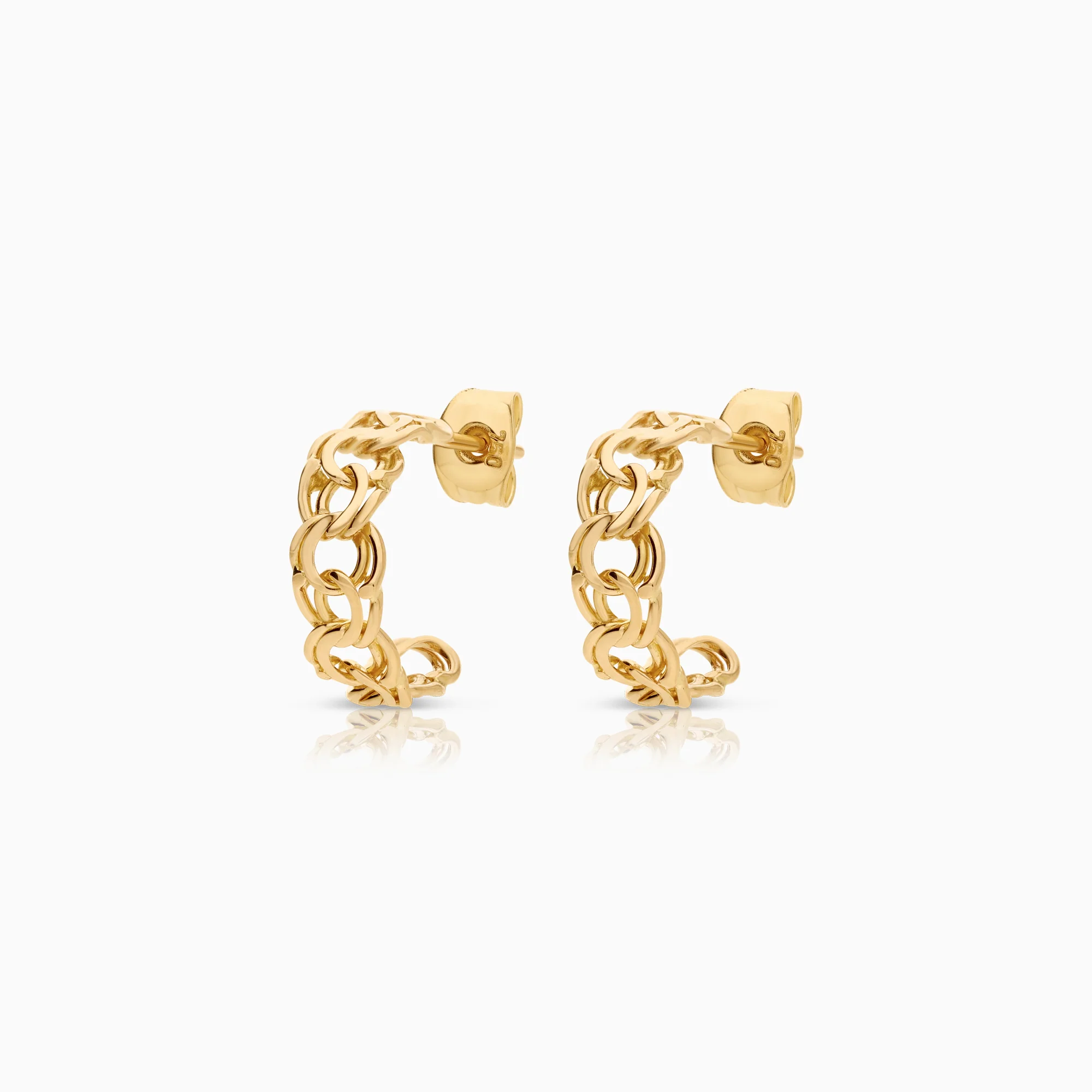Bismarck earrings 3.11g 18K gold