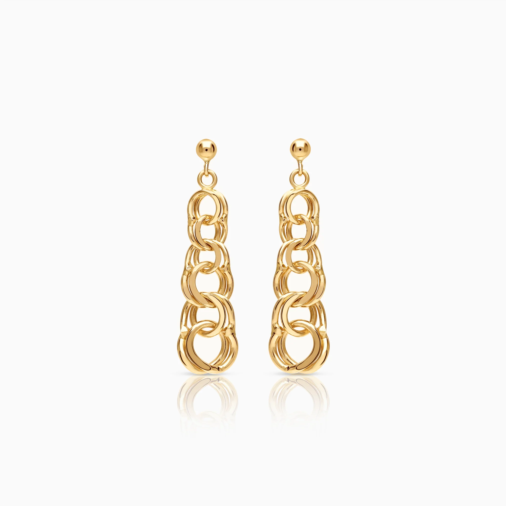 Bismarck earrings 4.24g 18K gold
