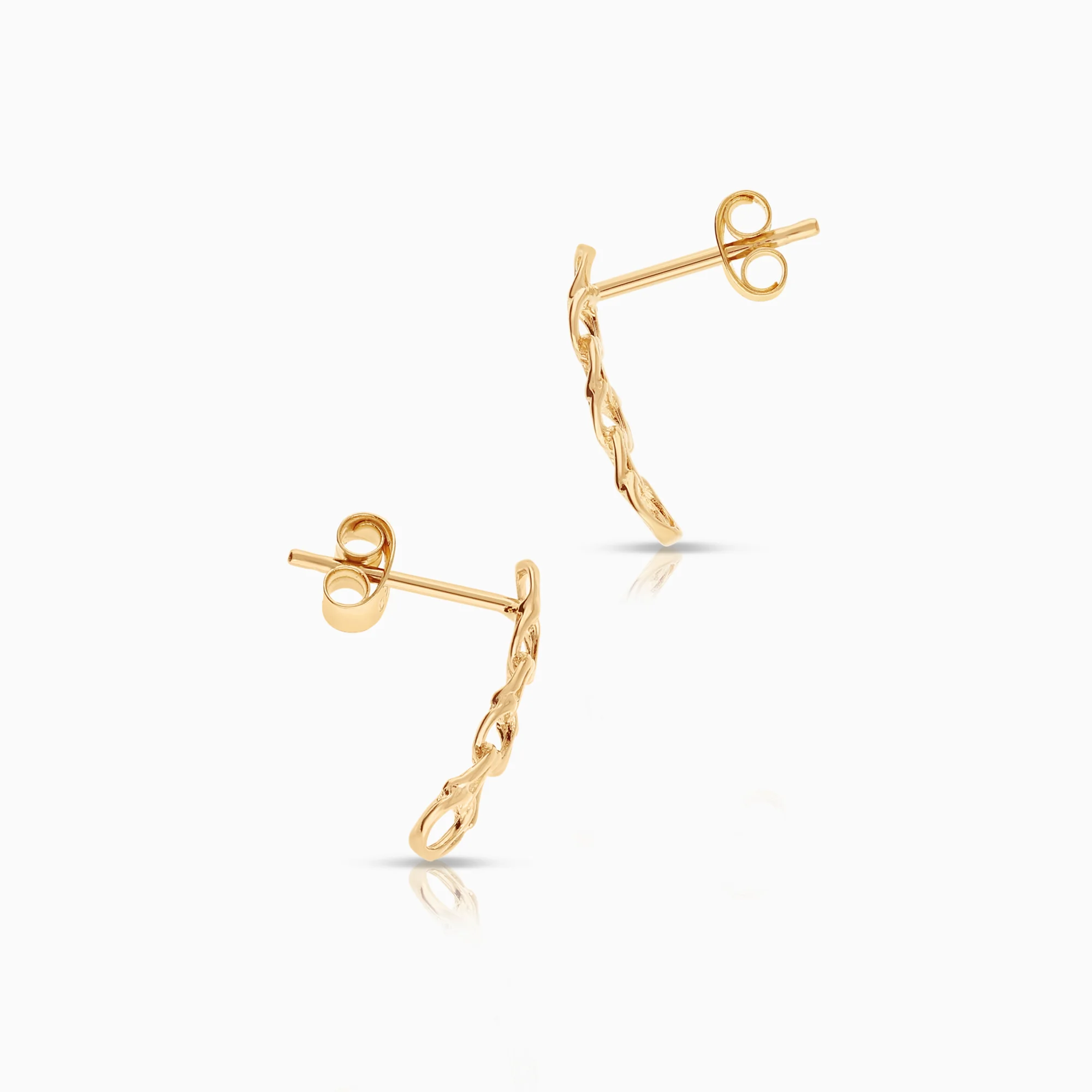 Bismarck earrings 0.94g 18K gold - Image 2
