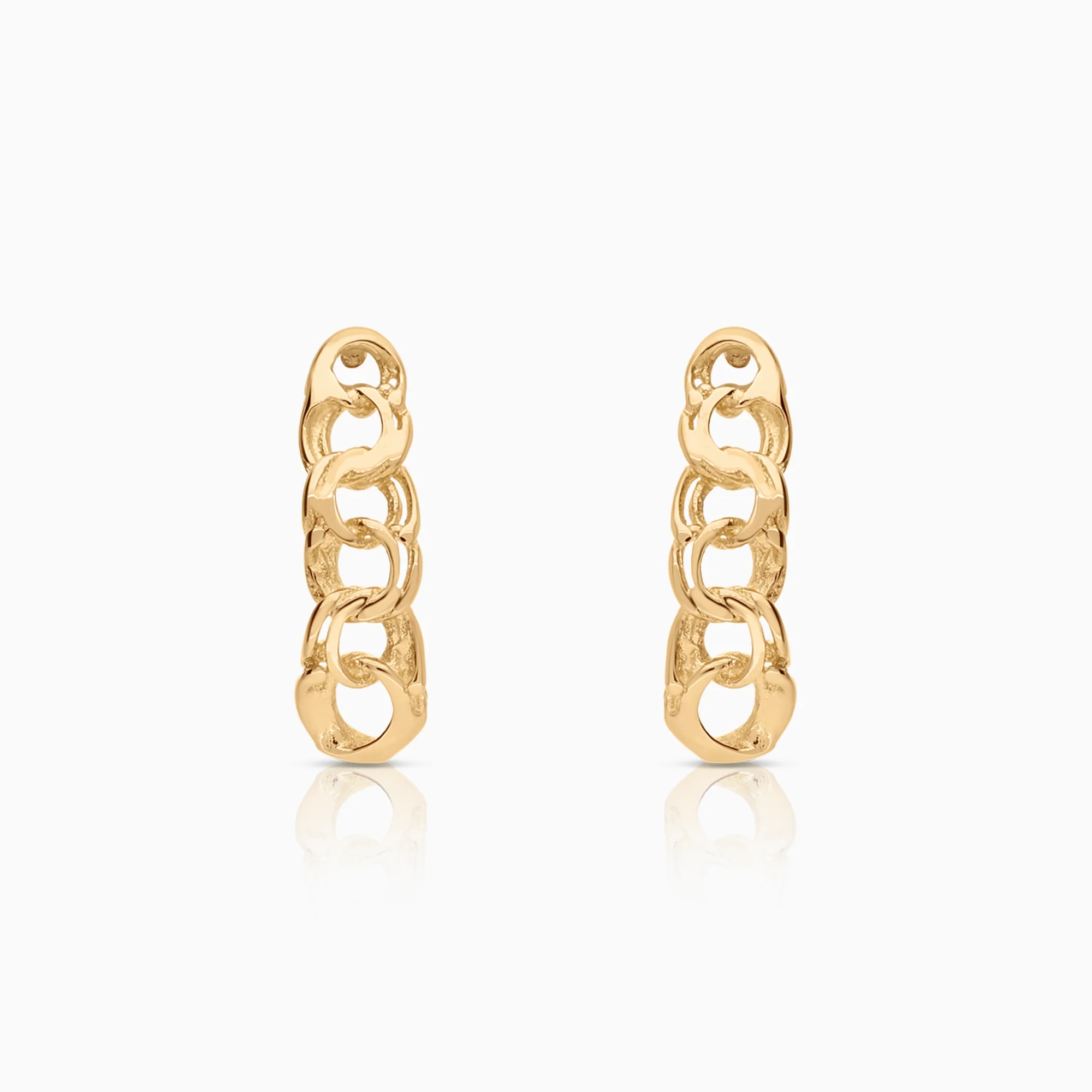 Bismarck earrings 0.95g 18K gold