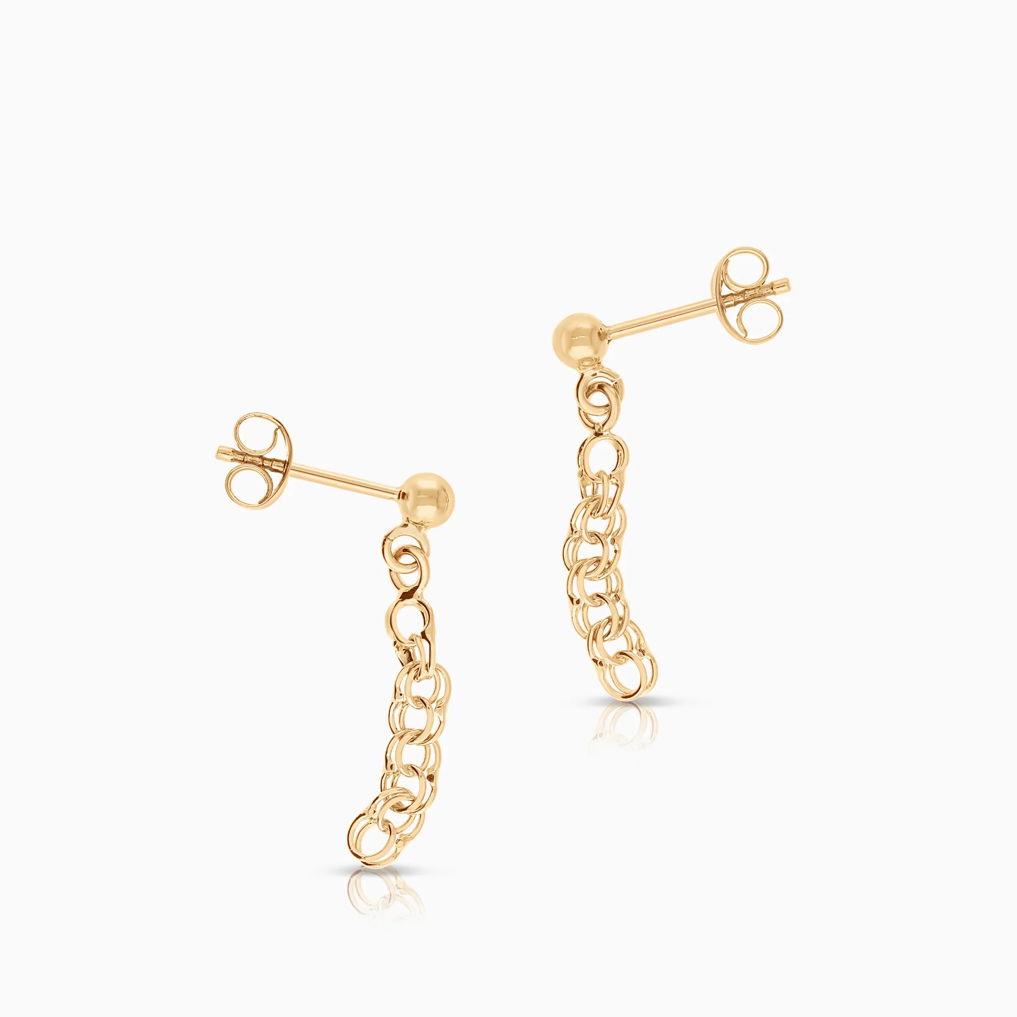 Bismarck earrings 0.95g 18K gold - Image 2
