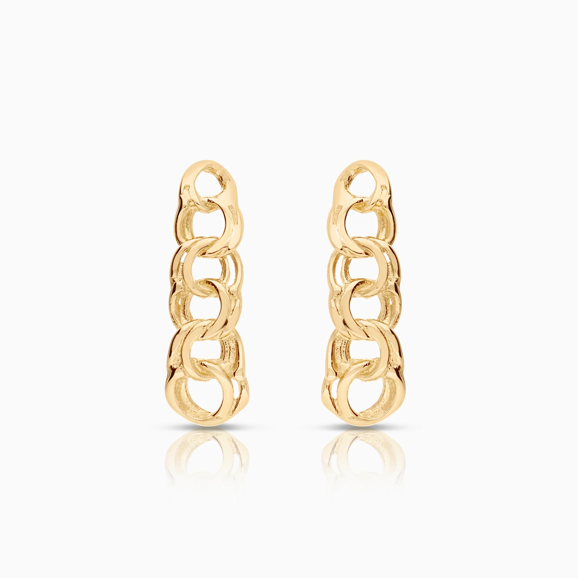 Bismarck earrings 0.97g 18K gold