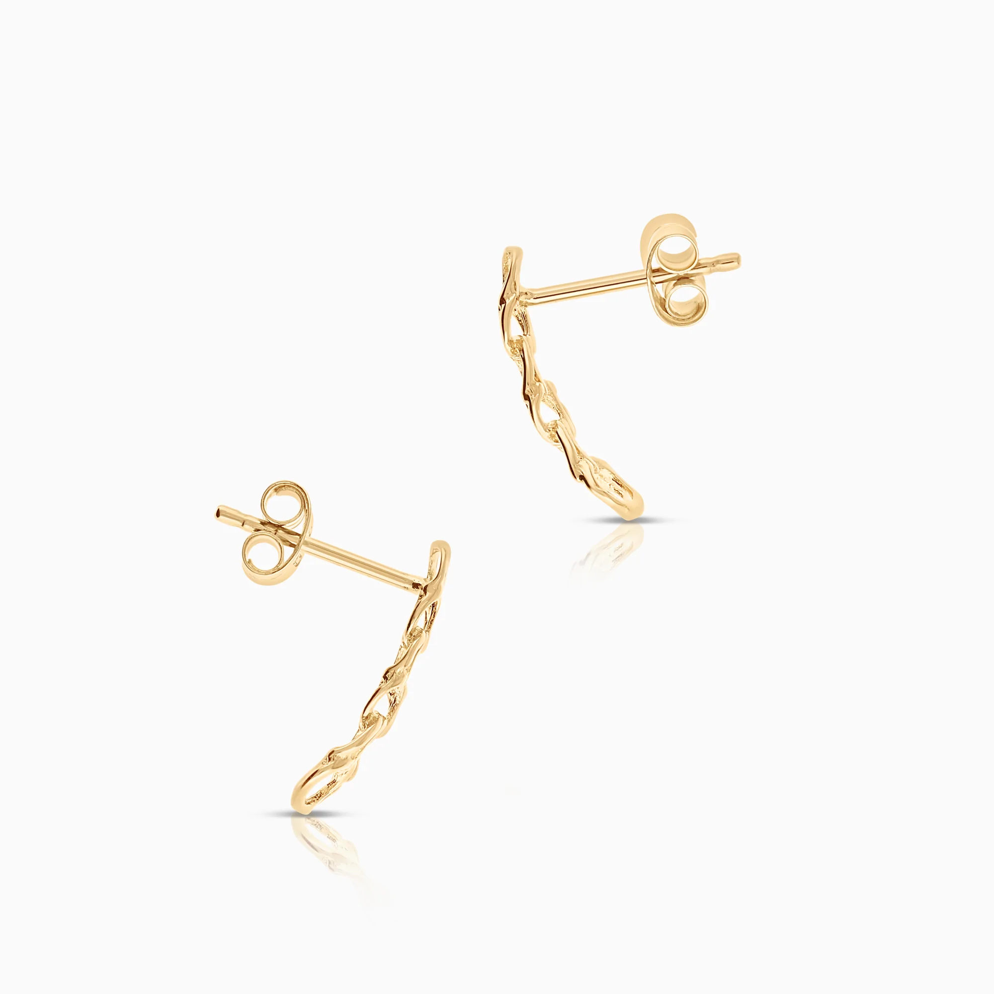 Bismarck earrings 0.97g 18K gold - Image 2