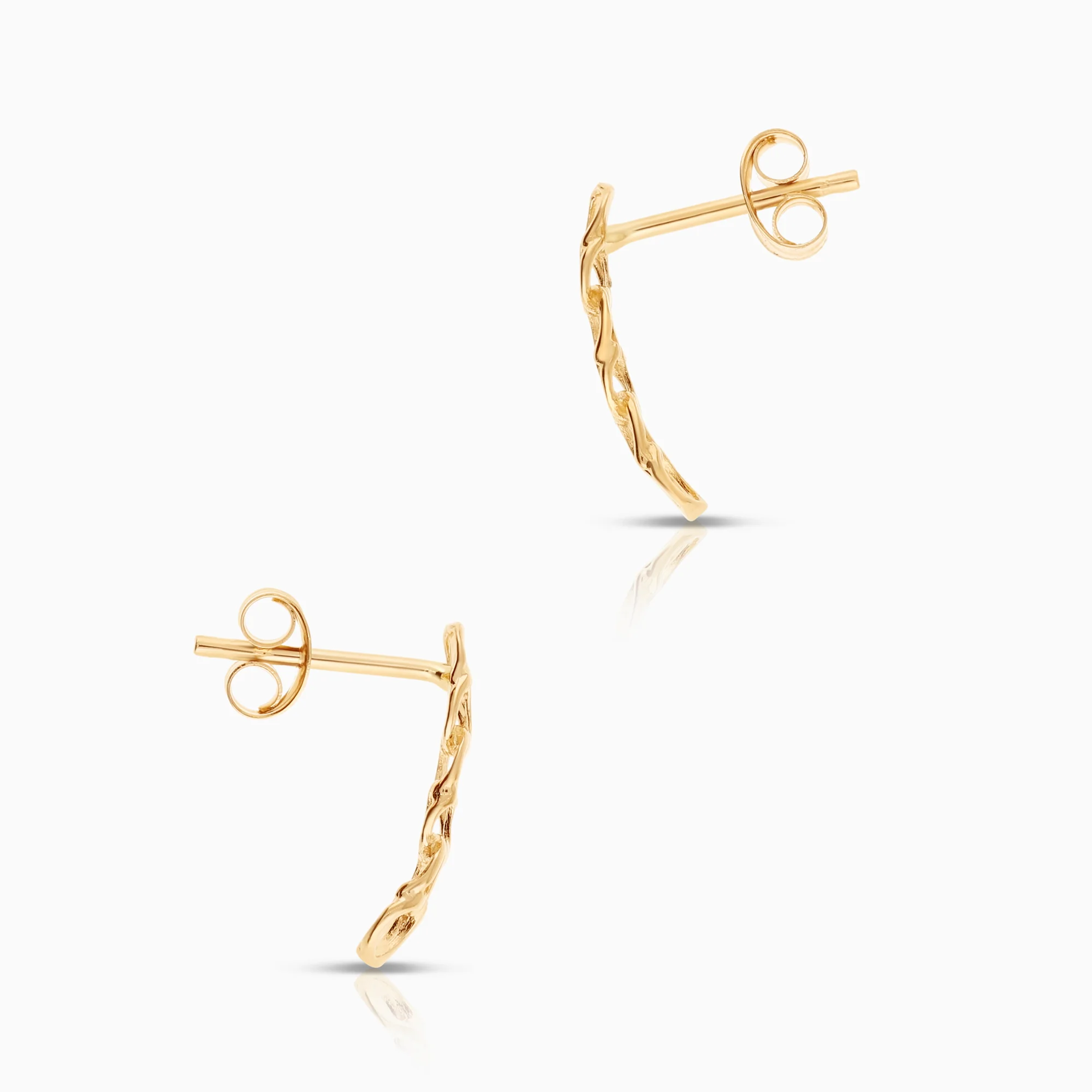 Bismarck earrings 0.97g 18K gold - Image 2