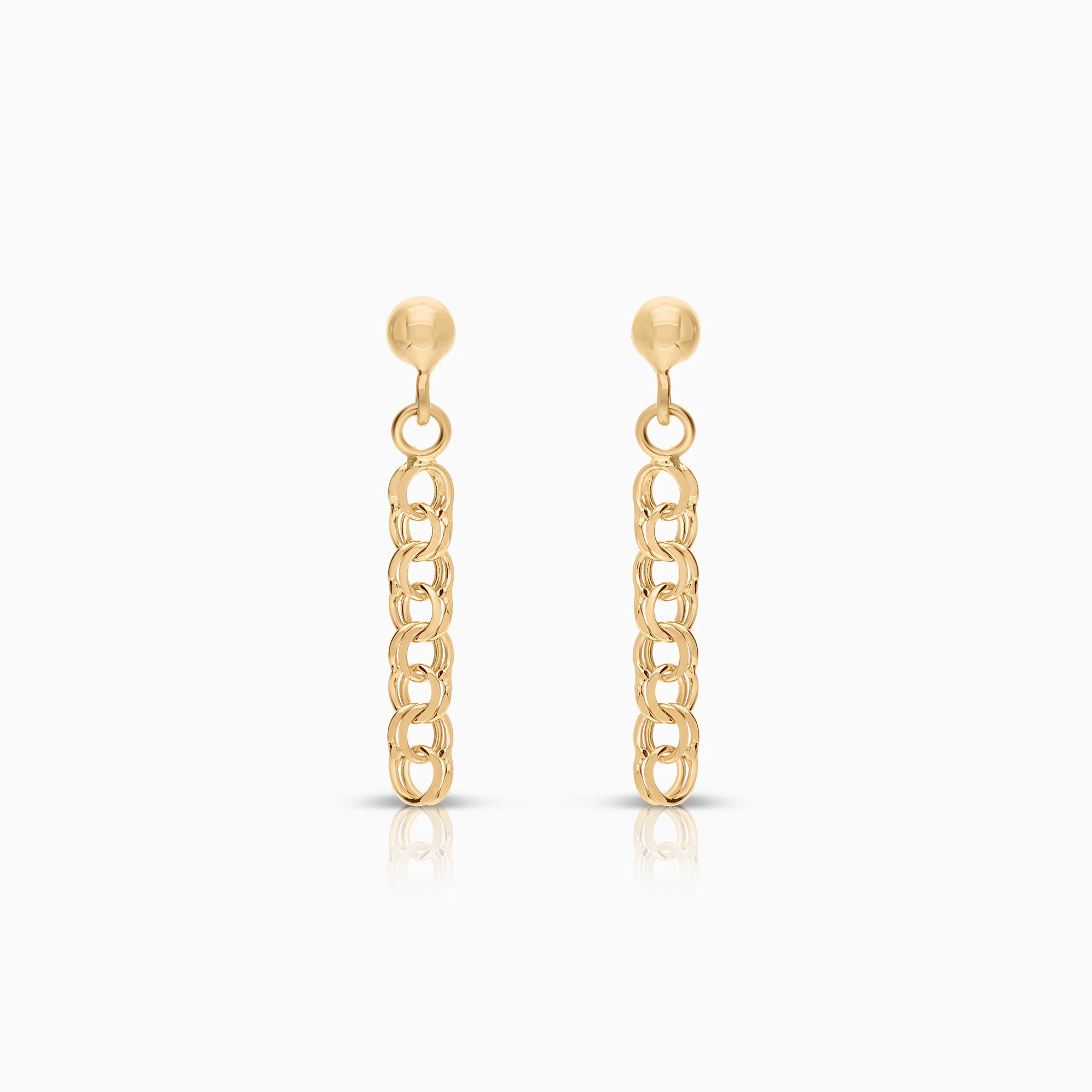 Bismarck earrings 0.99g 18K gold