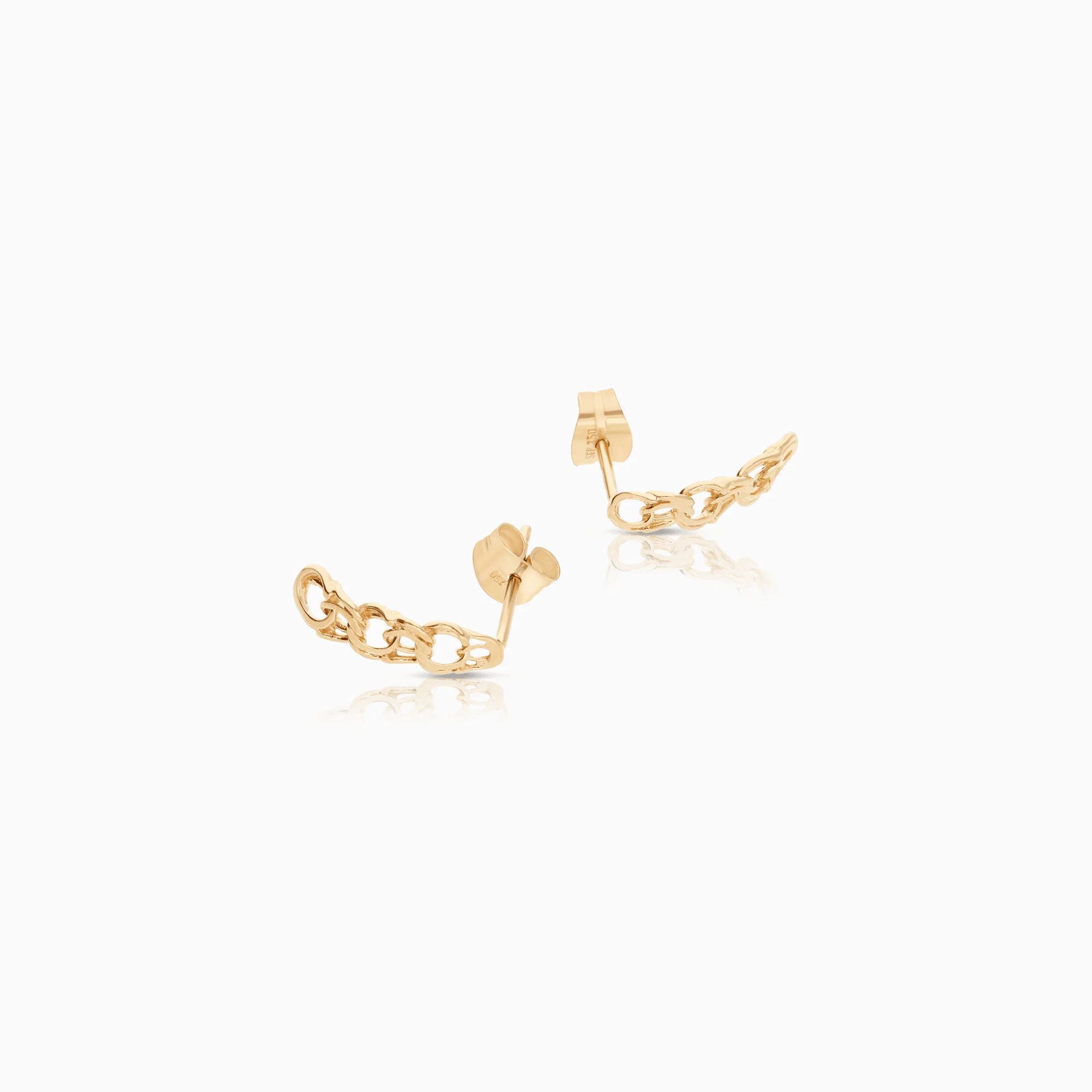 Bismarck earrings 0.95g 18K gold - Image 2