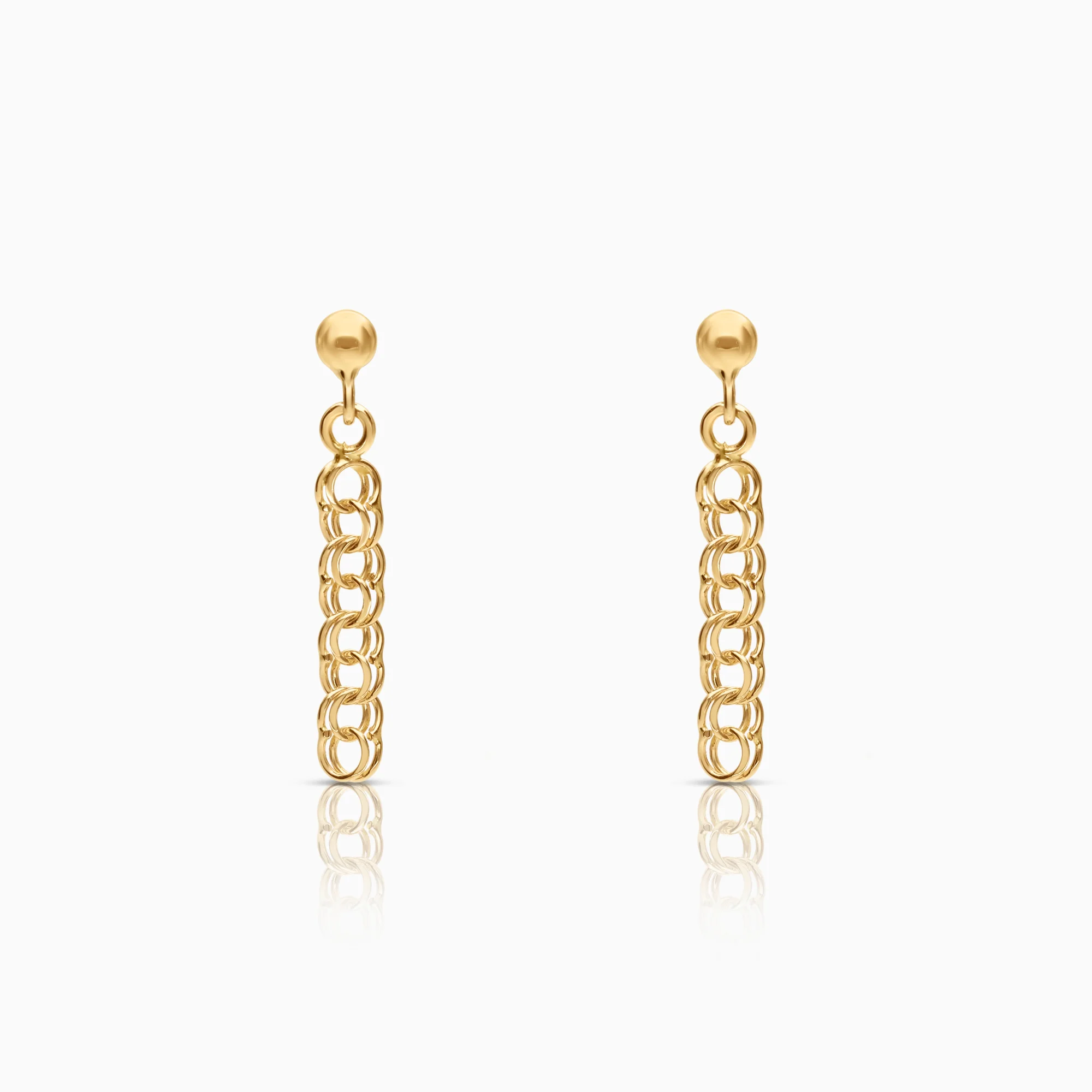 Bismarck earrings 0.96g 18K gold