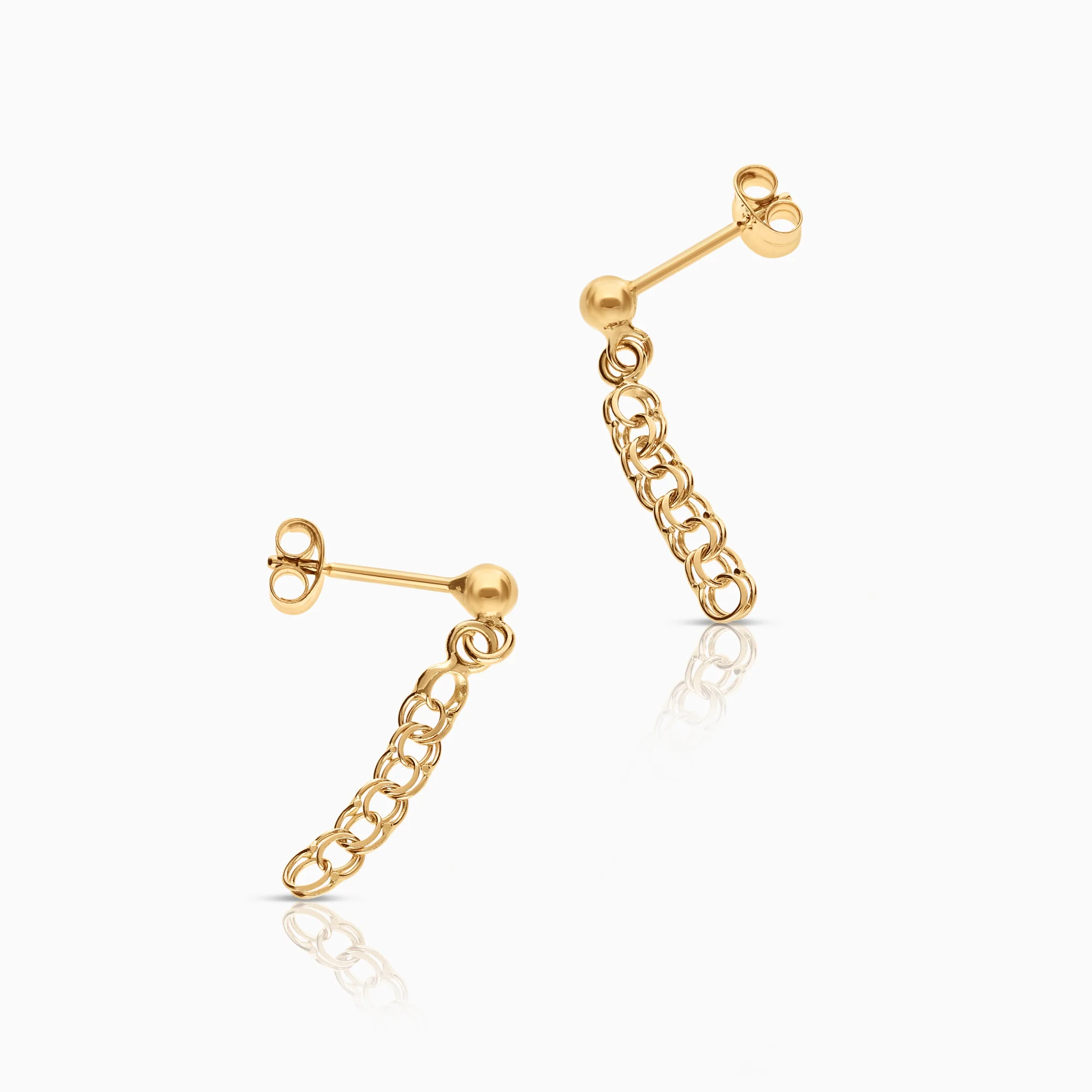 Bismarck earrings 0.96g 18K gold - Image 2