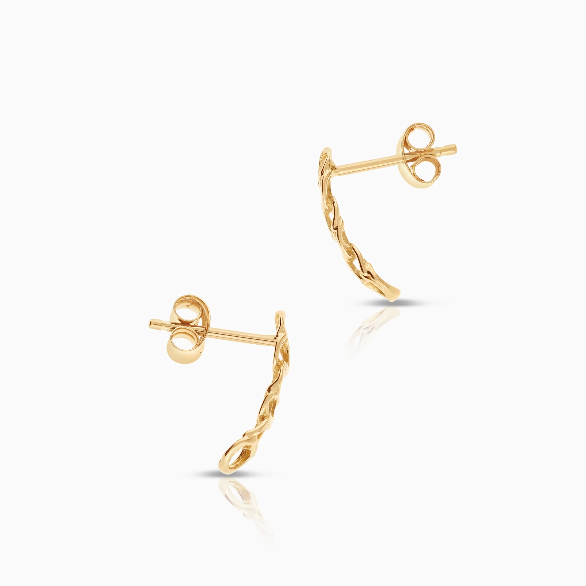 Bismarck earrings 1.00g 18K gold - Image 2