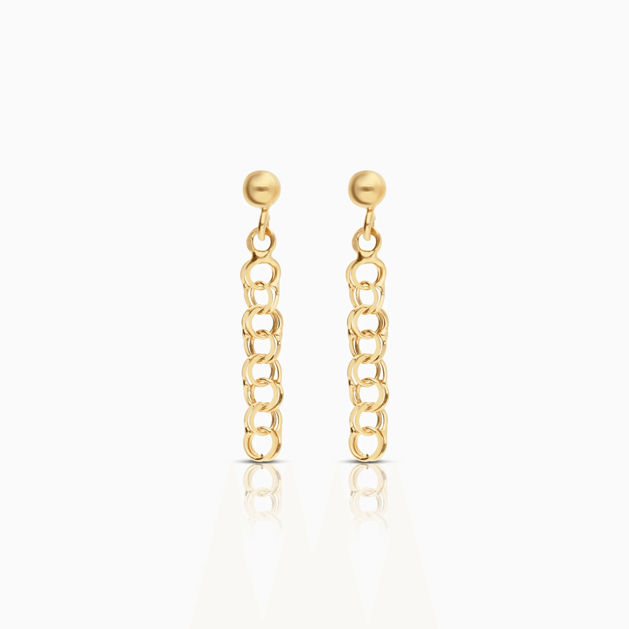 Bismarck earrings 1.0g 18K gold
