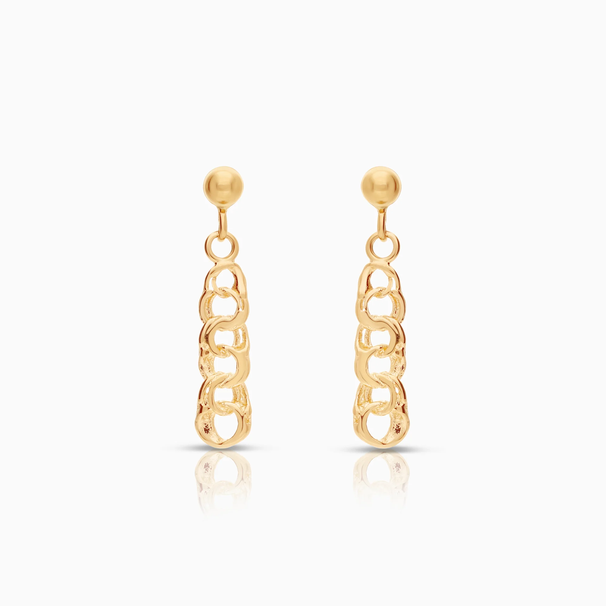 Bismarck earrings 1.13g 18K gold