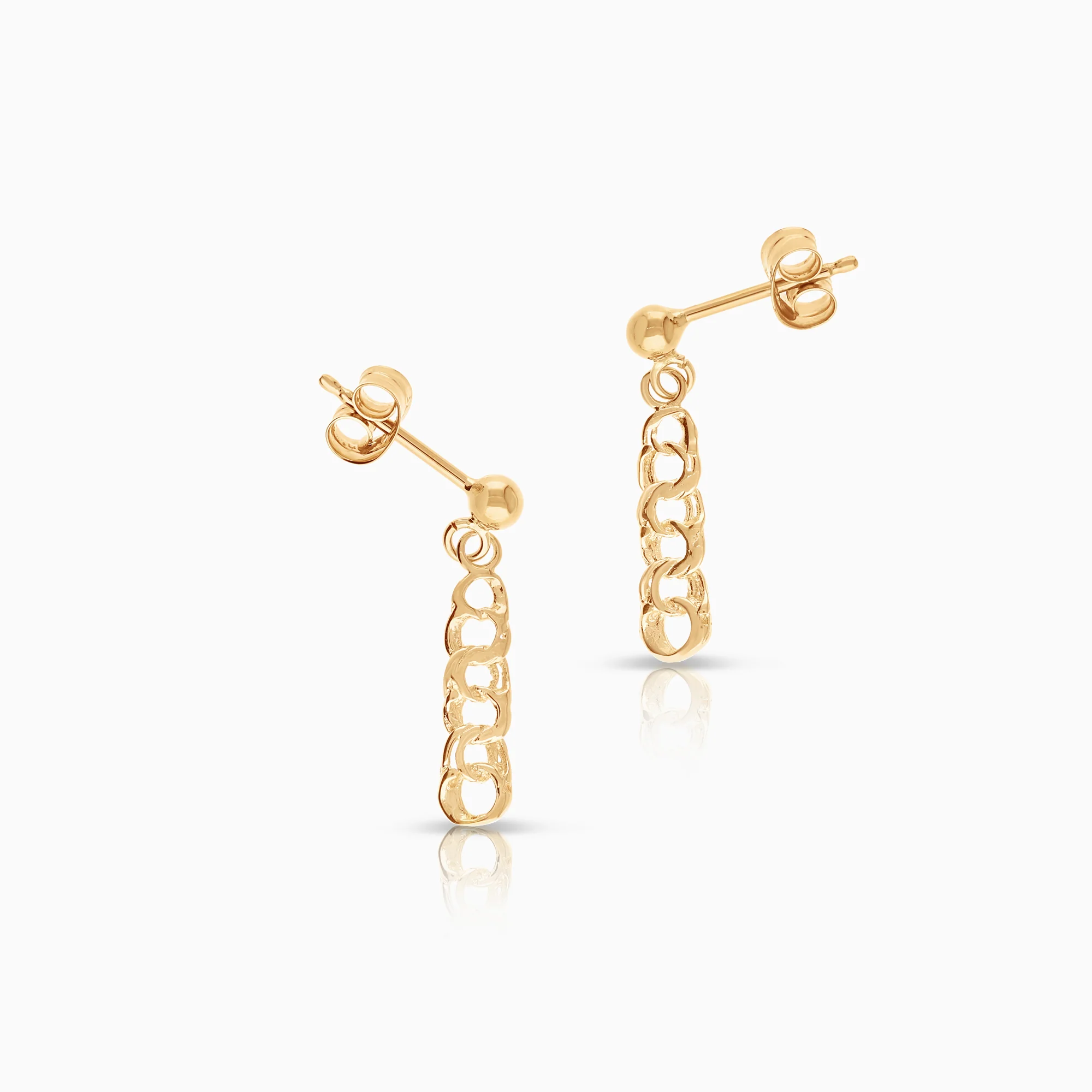 Bismarck earrings 1.13g 18K gold - Image 2