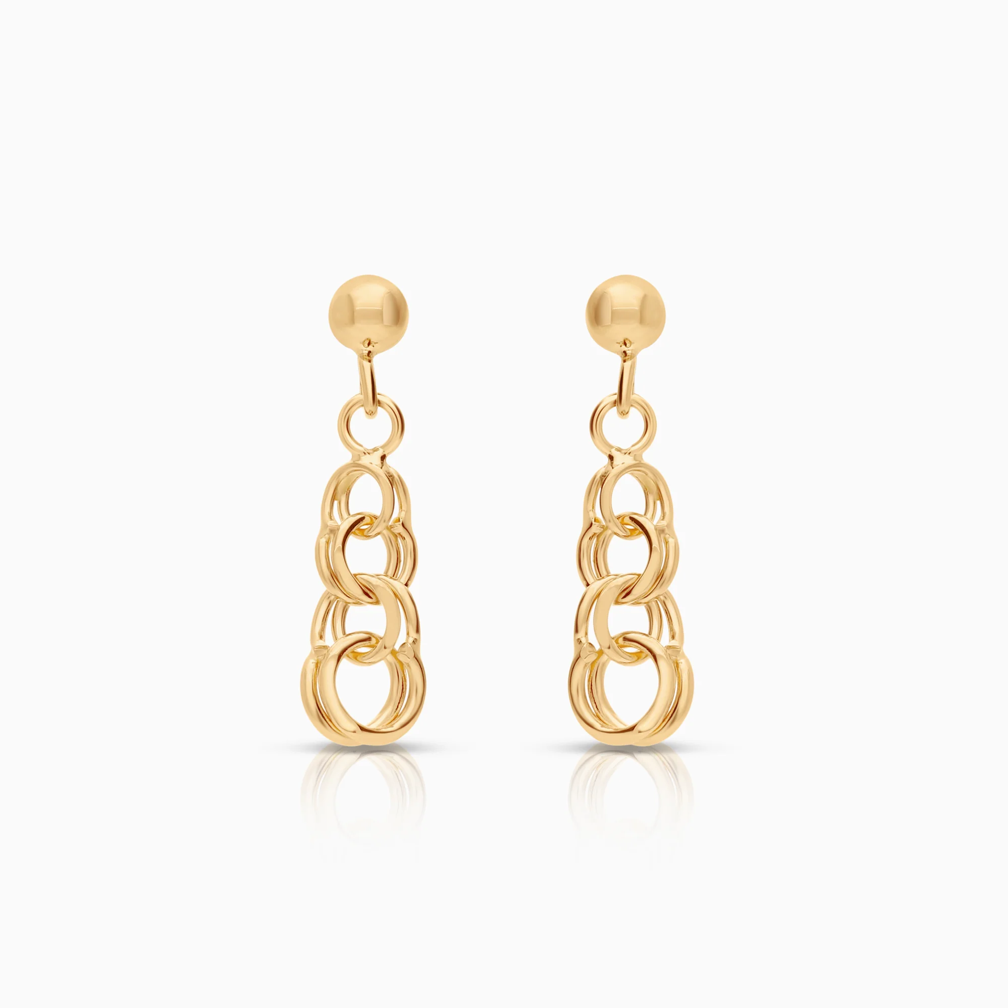 Bismarck earrings 1.15g 18K gold