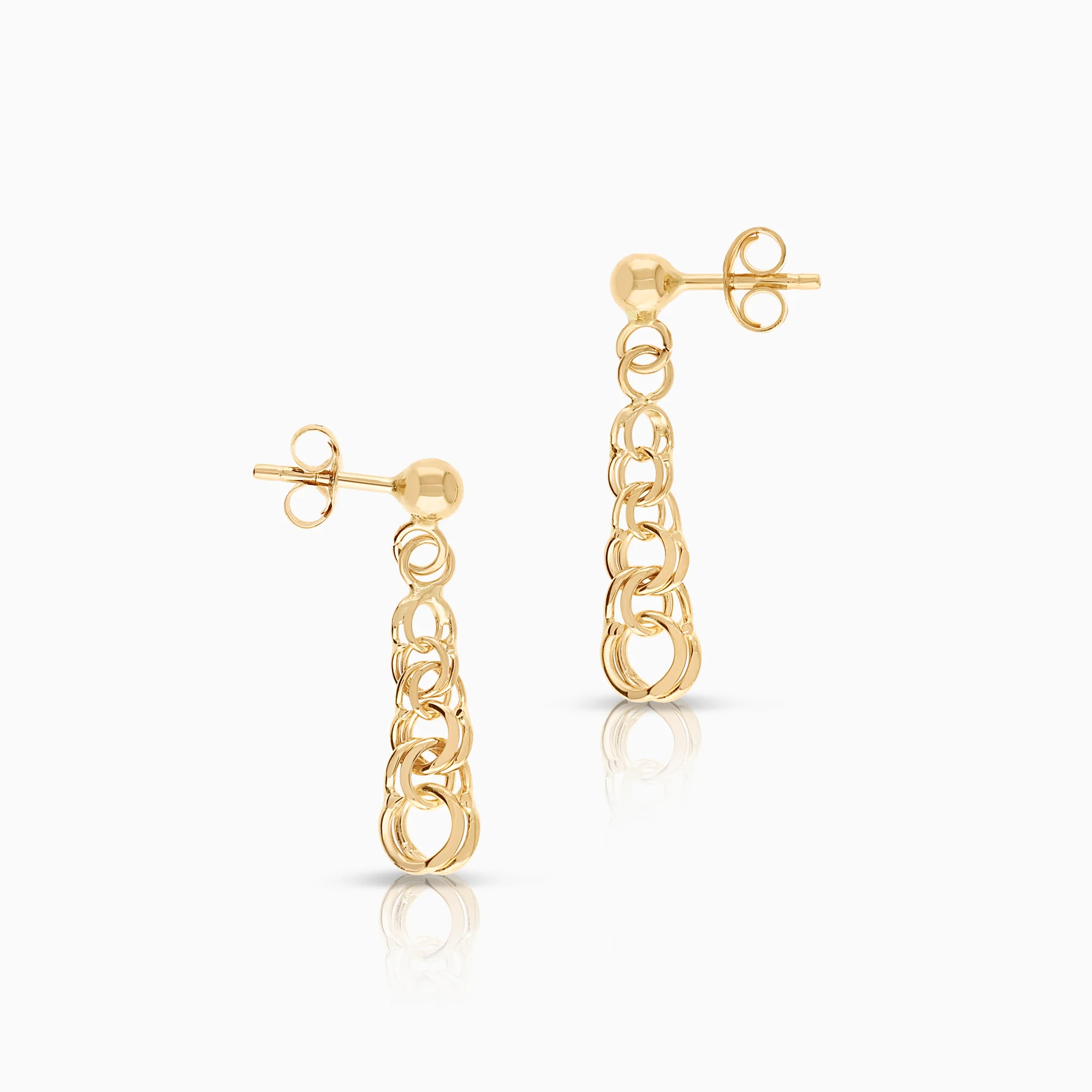 Bismarck earrings 1.17g 18K gold - Image 2