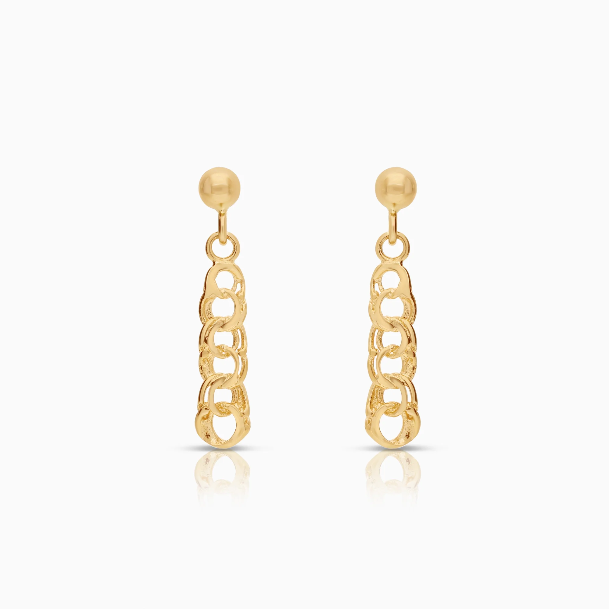 Bismarck earrings 1.20g 18K gold