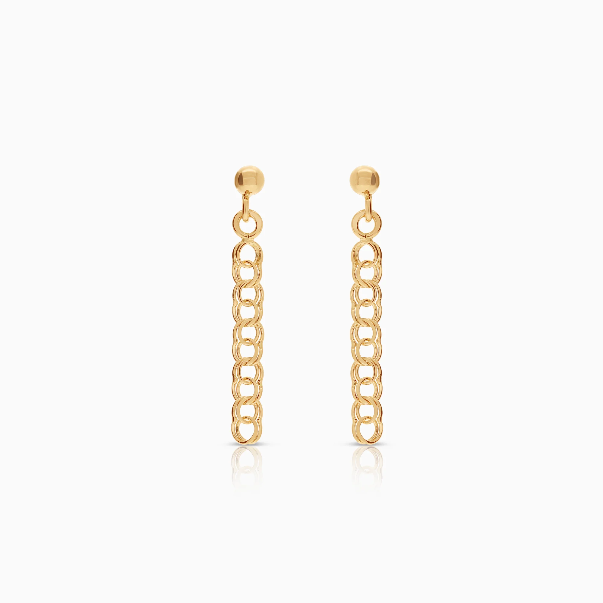 Bismarck earrings 1.22g 18K gold