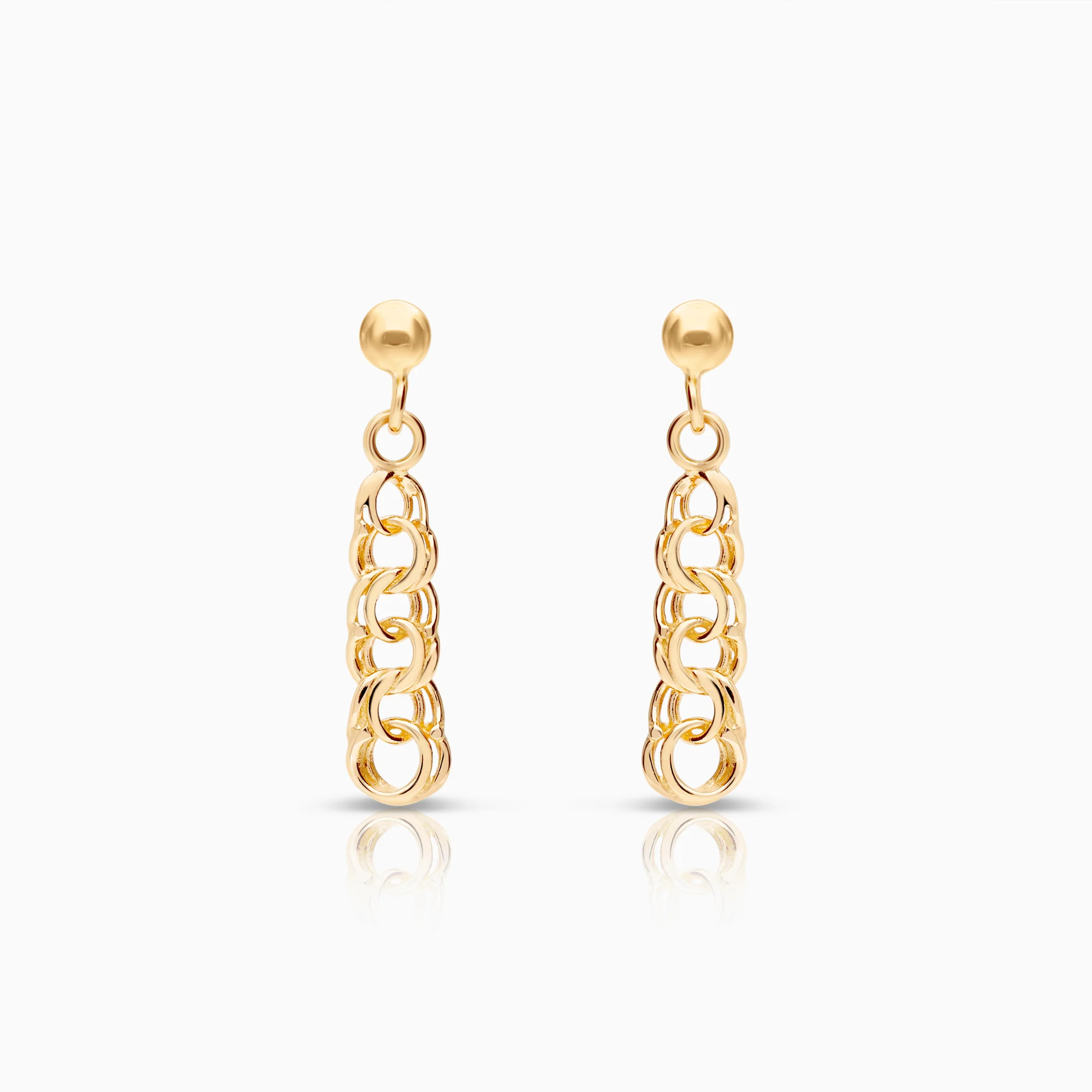 Bismarck earrings 1.25g 18K gold
