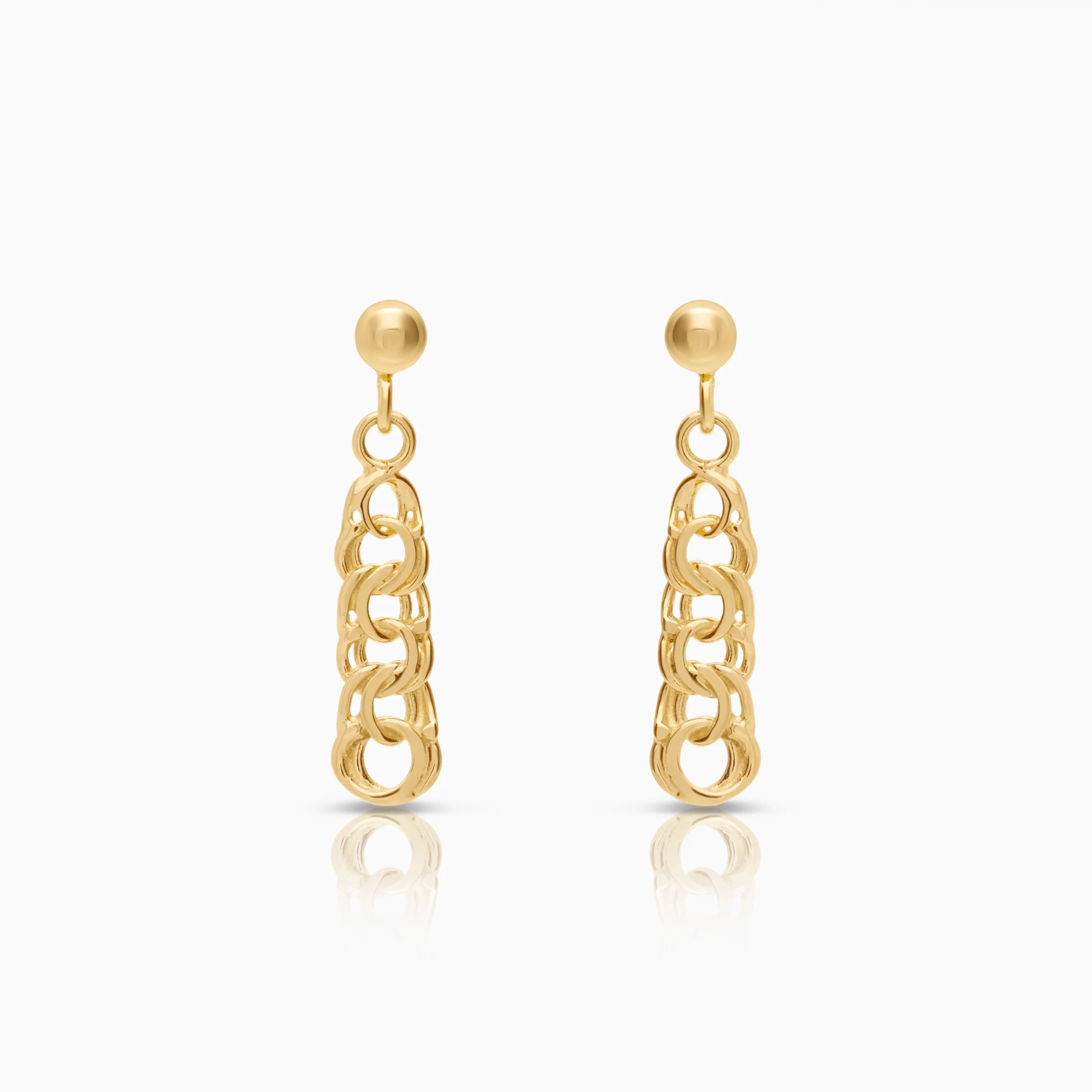 Bismarck earrings 1.30g 18K gold