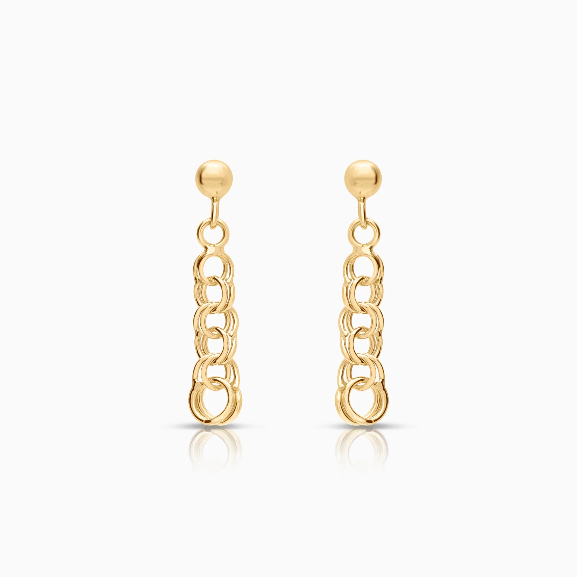 Bismarck earrings 1.45g 18K gold