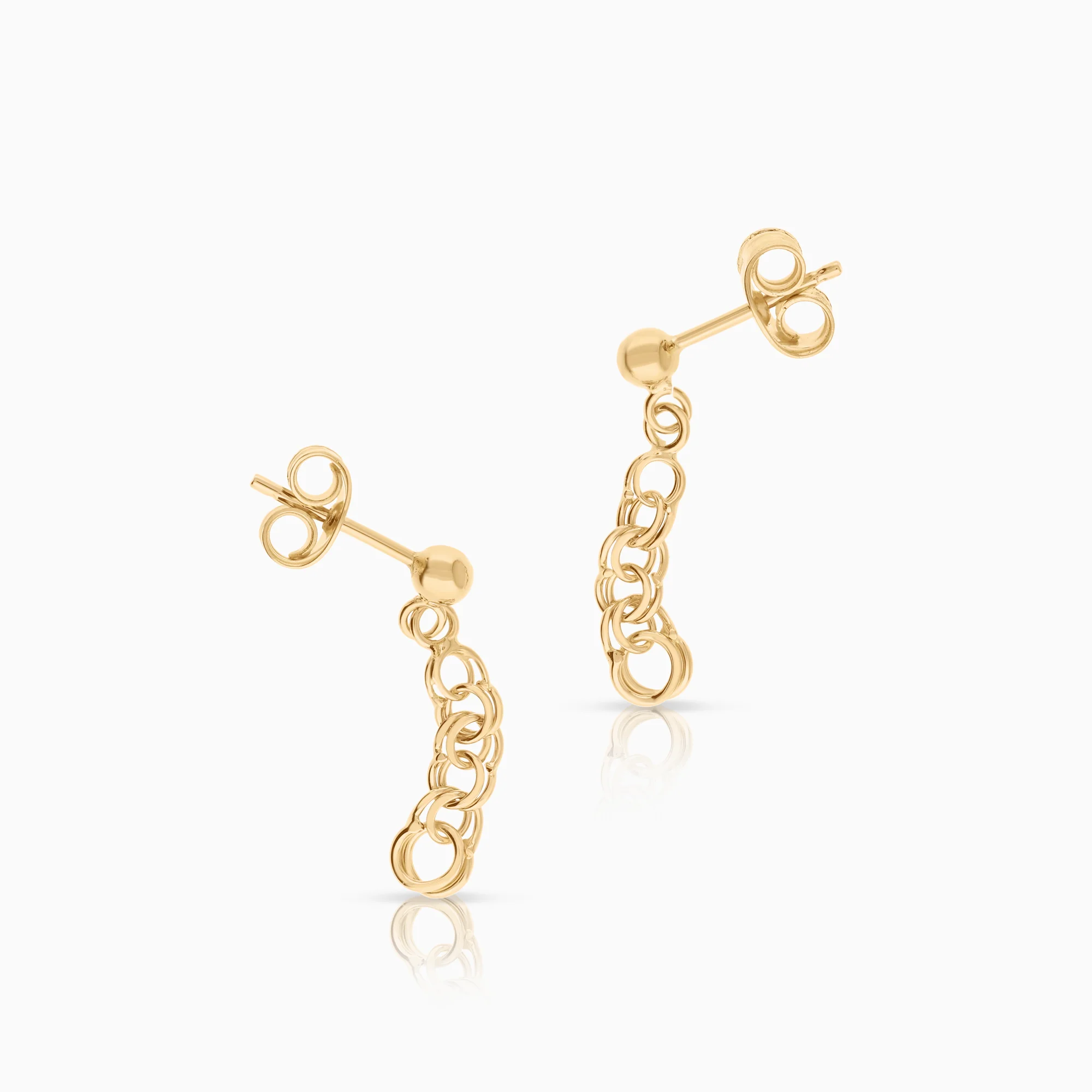 Bismarck earrings 1.45g 18K gold - Image 2