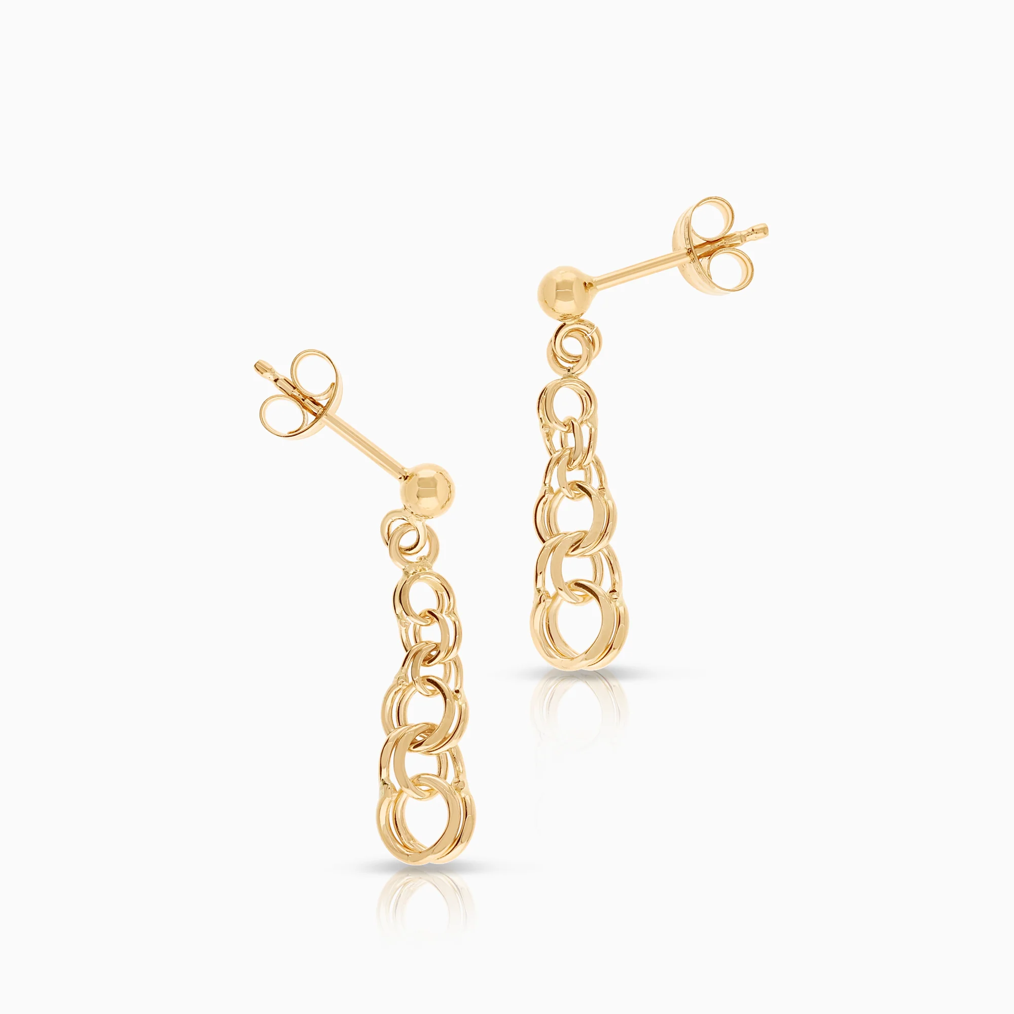 Bismarck earrings 1.49g 18K gold - Image 2