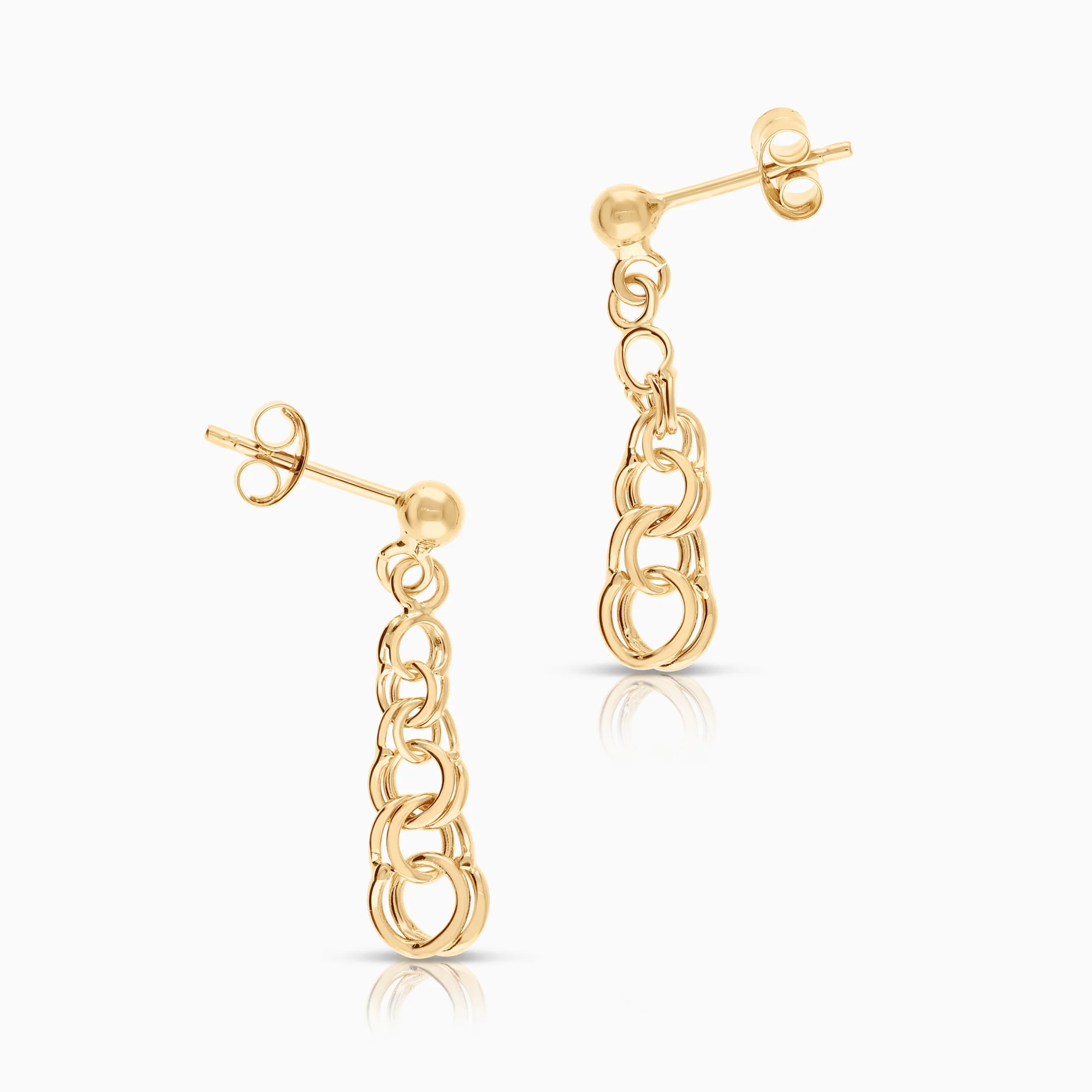 Bismarck earrings 1.49g 18K gold - Image 2