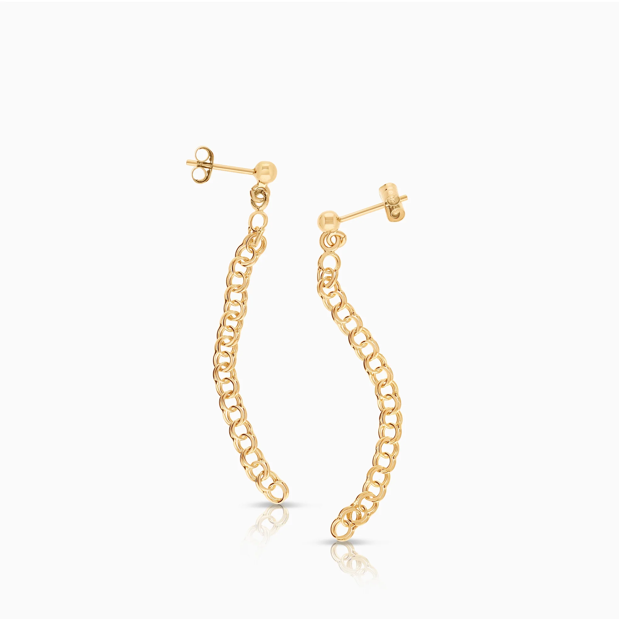 Bismarck earrings 1.64g 18K gold - Image 2