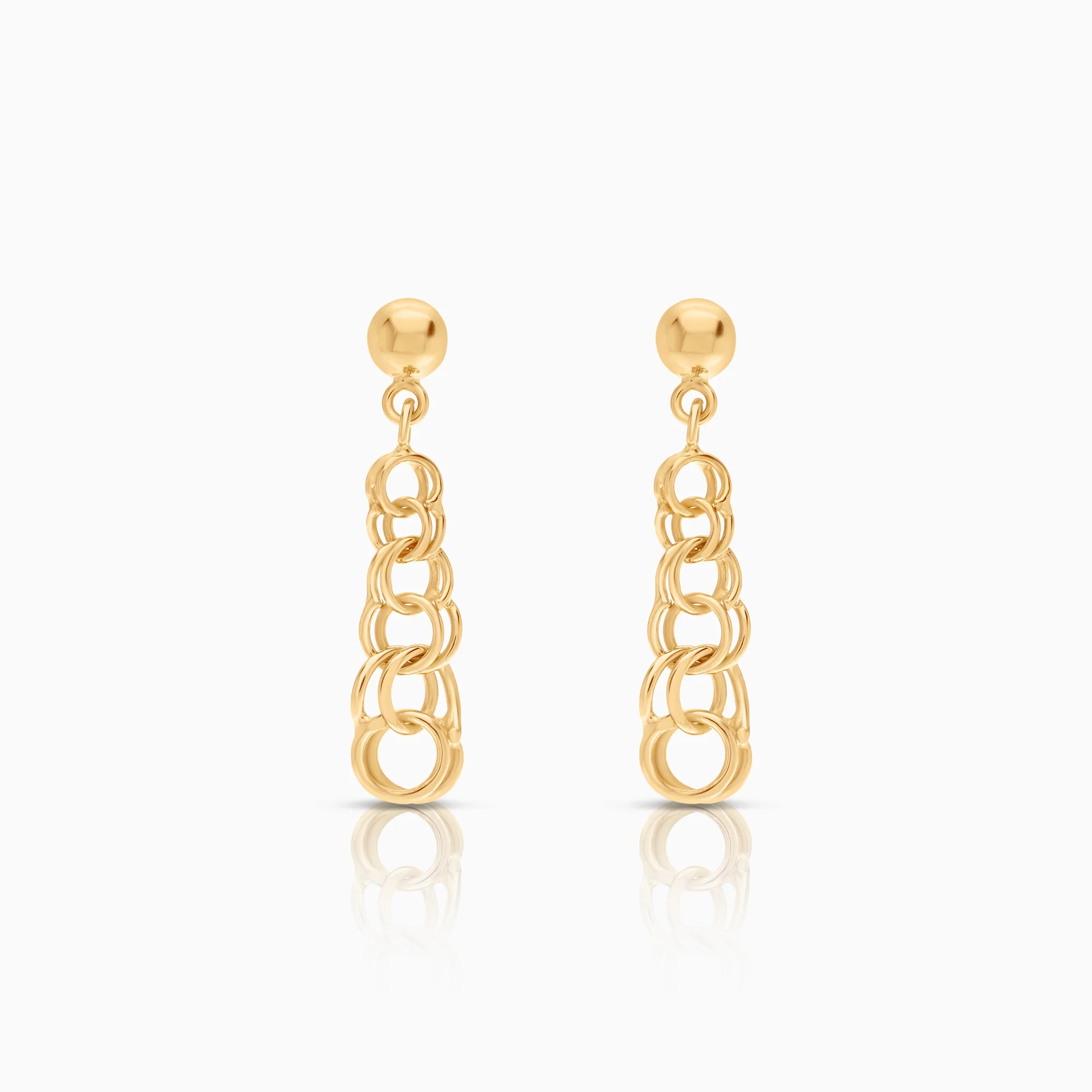 Bismarck earrings 1.71g 18K gold