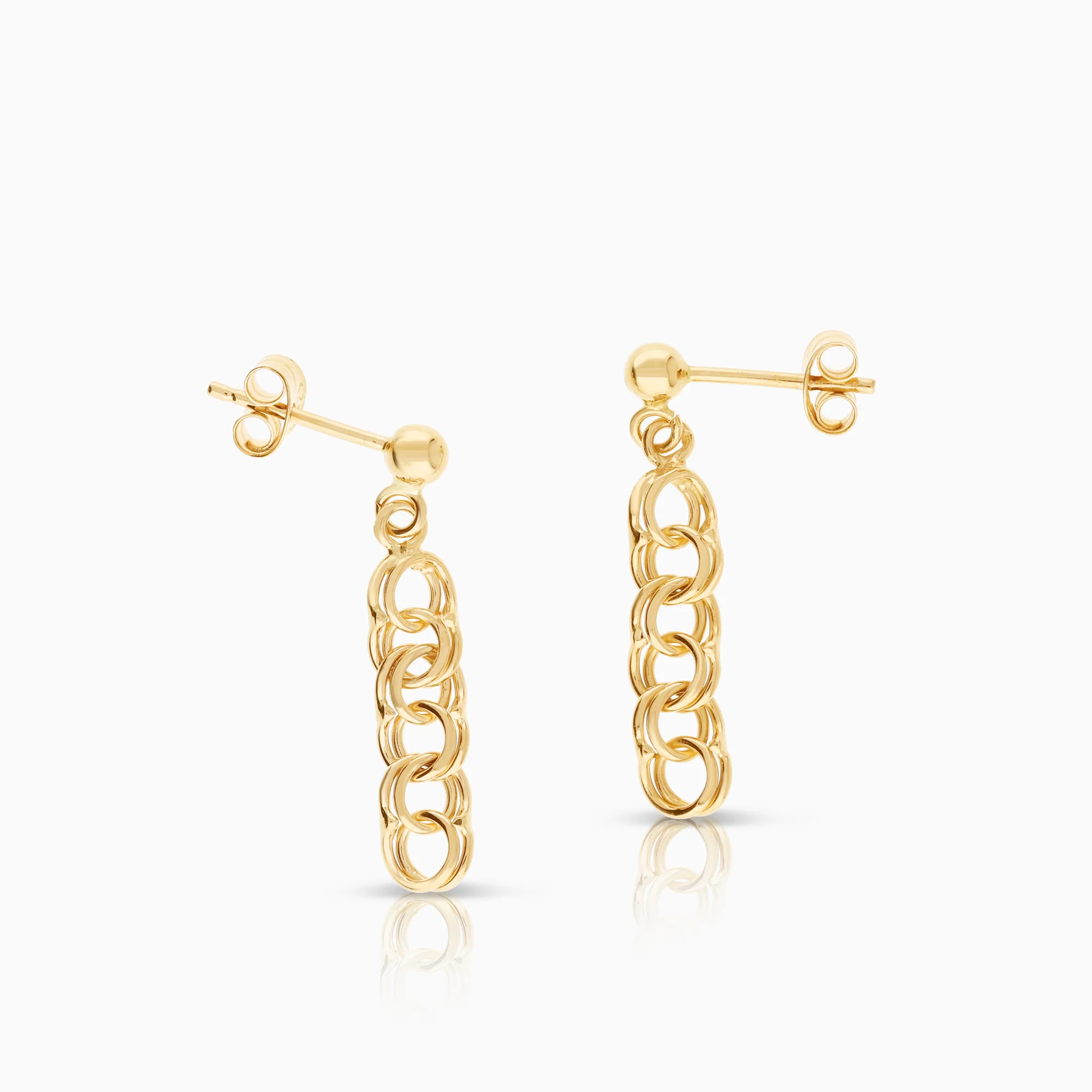 Bismarck earrings 1.71g 18K gold - Image 2